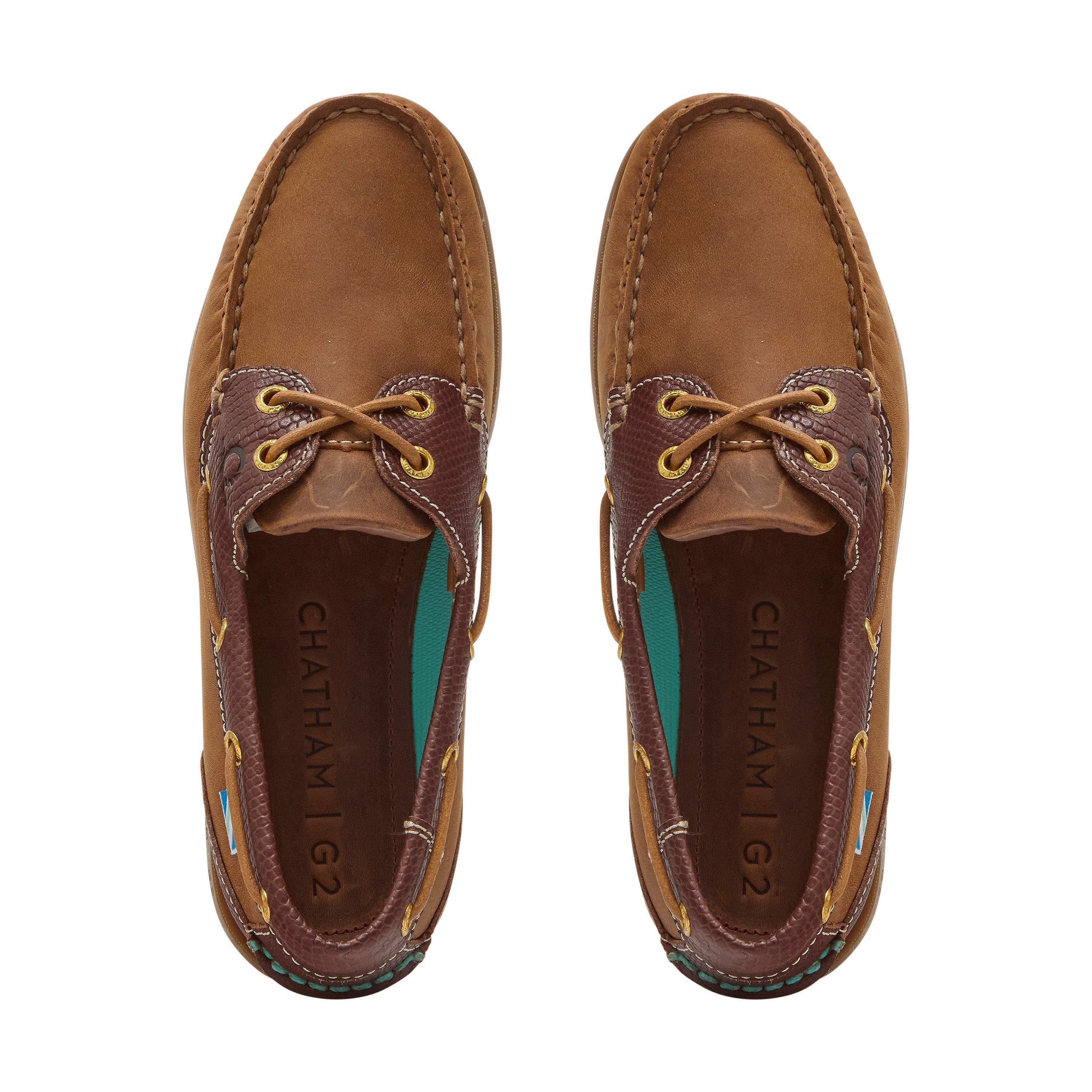 Walnut/Brwn Snk - Chatham - Women's Boat Shoes - 4