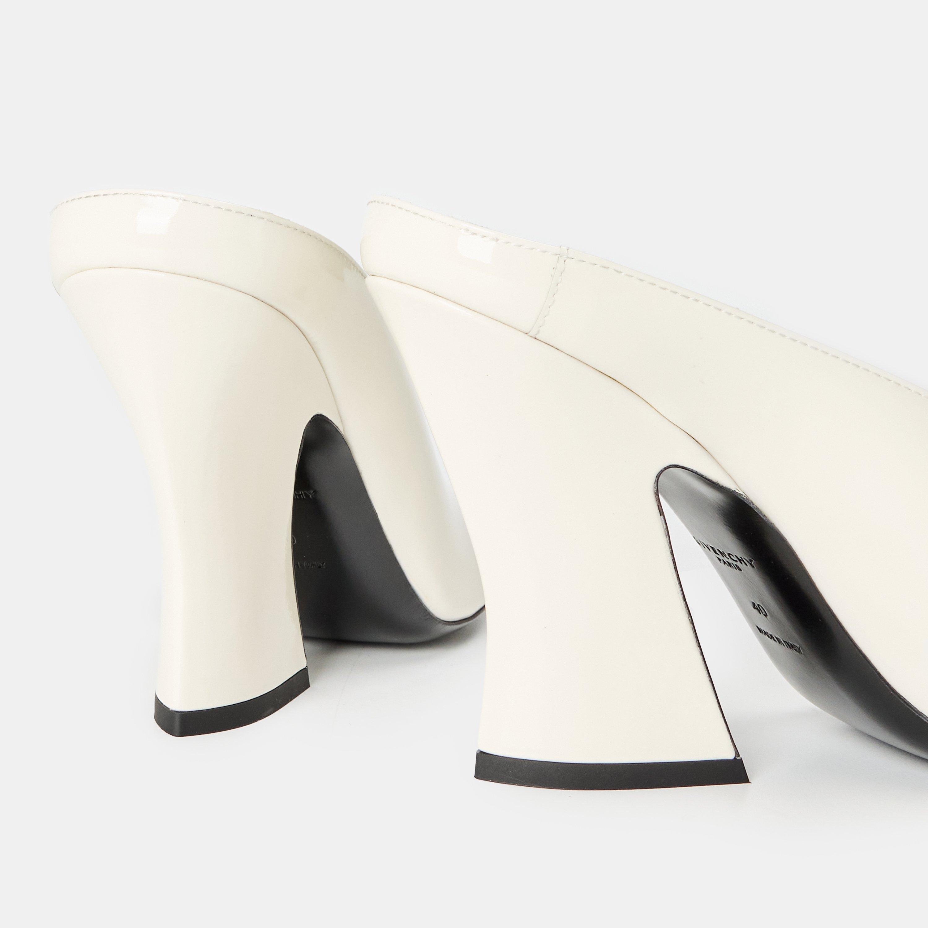 Ivory - GIVENCHY - Women's Heeled Mules - 4
