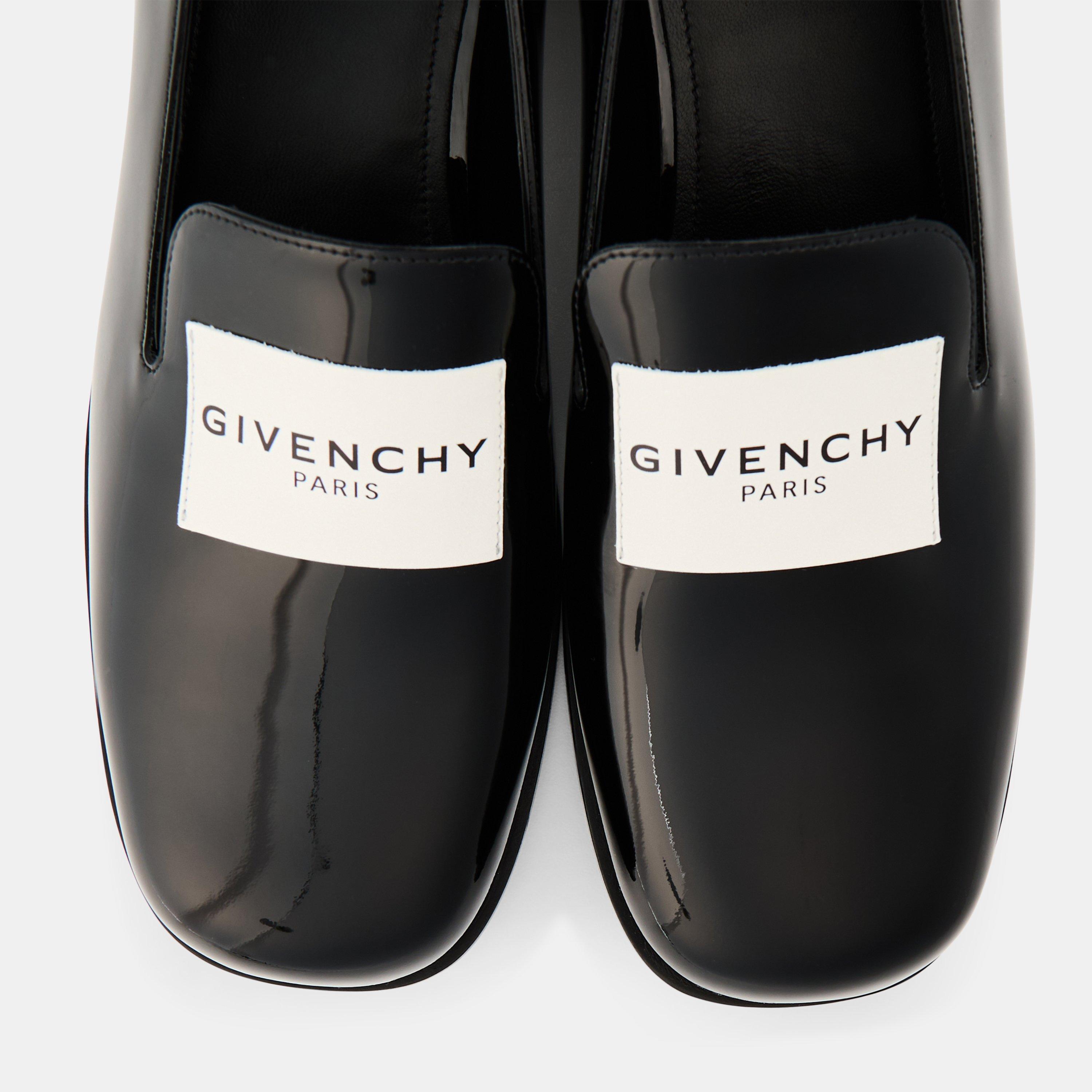 Black - GIVENCHY - Patent Tux Loafers - 4
