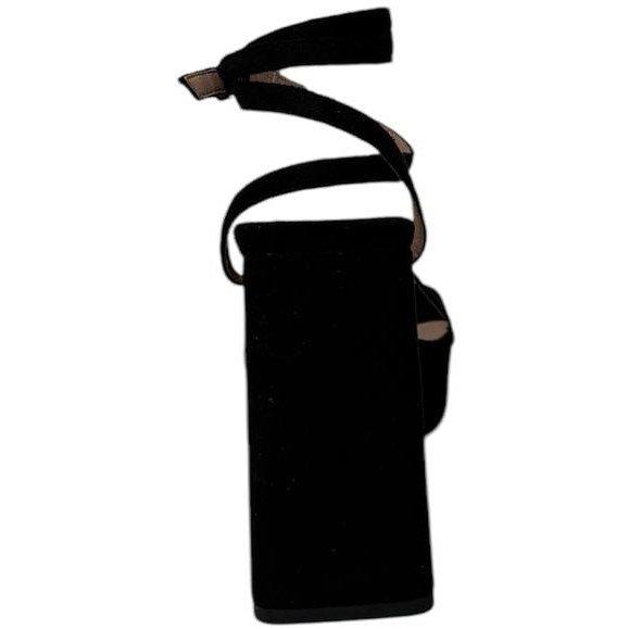 Schwarzes Wildleder - Chic - Square Toe Block Platform Heeled Sandal - 3