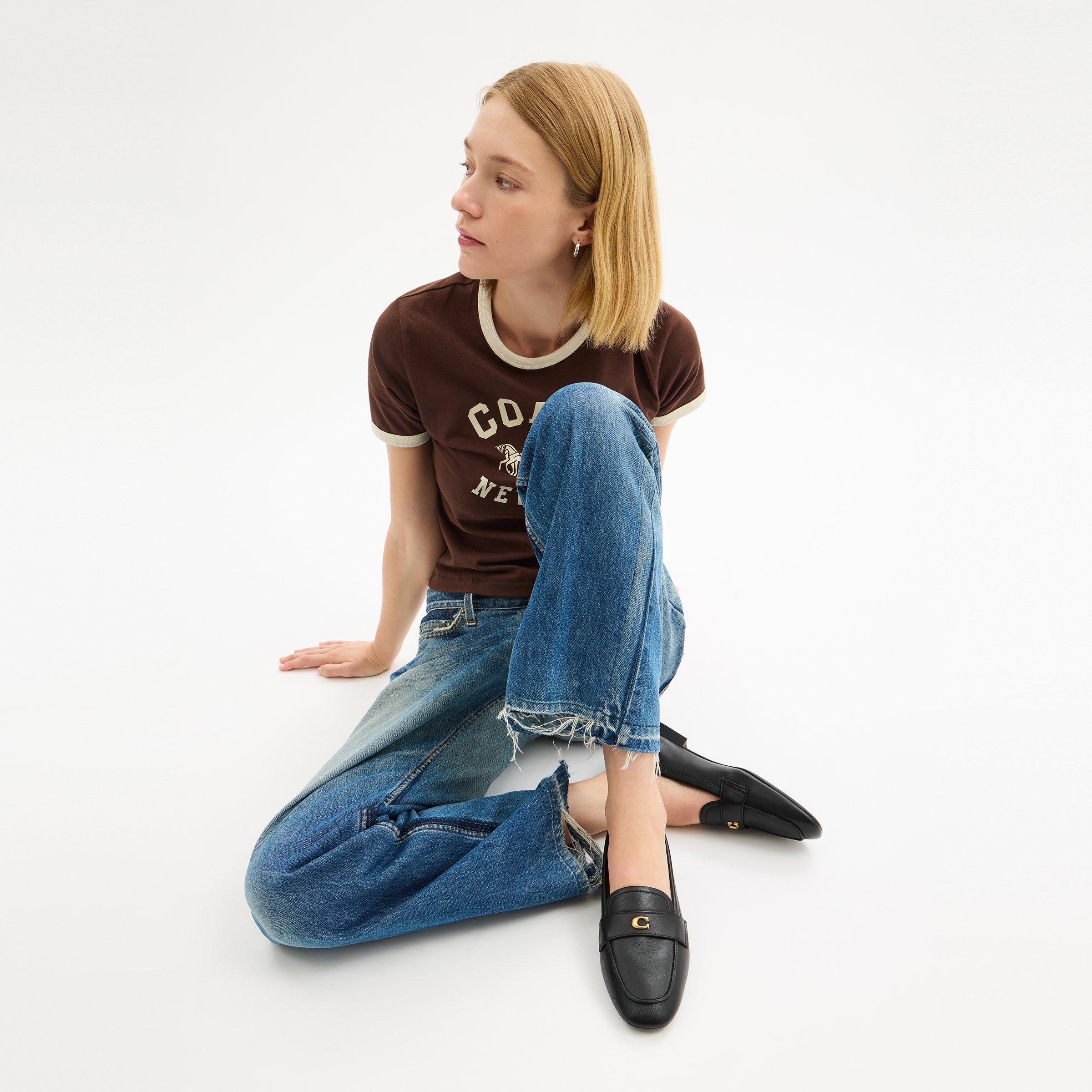 Black Leather - Coach - Women's Sculptd Loafers - 3