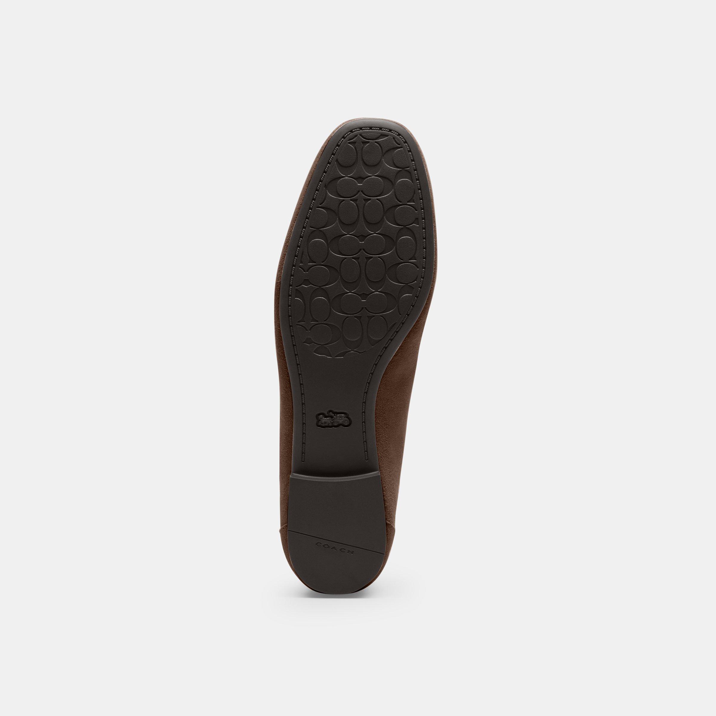 Coach Women's Sculptd Loafers - Chocolate - 5 (38)