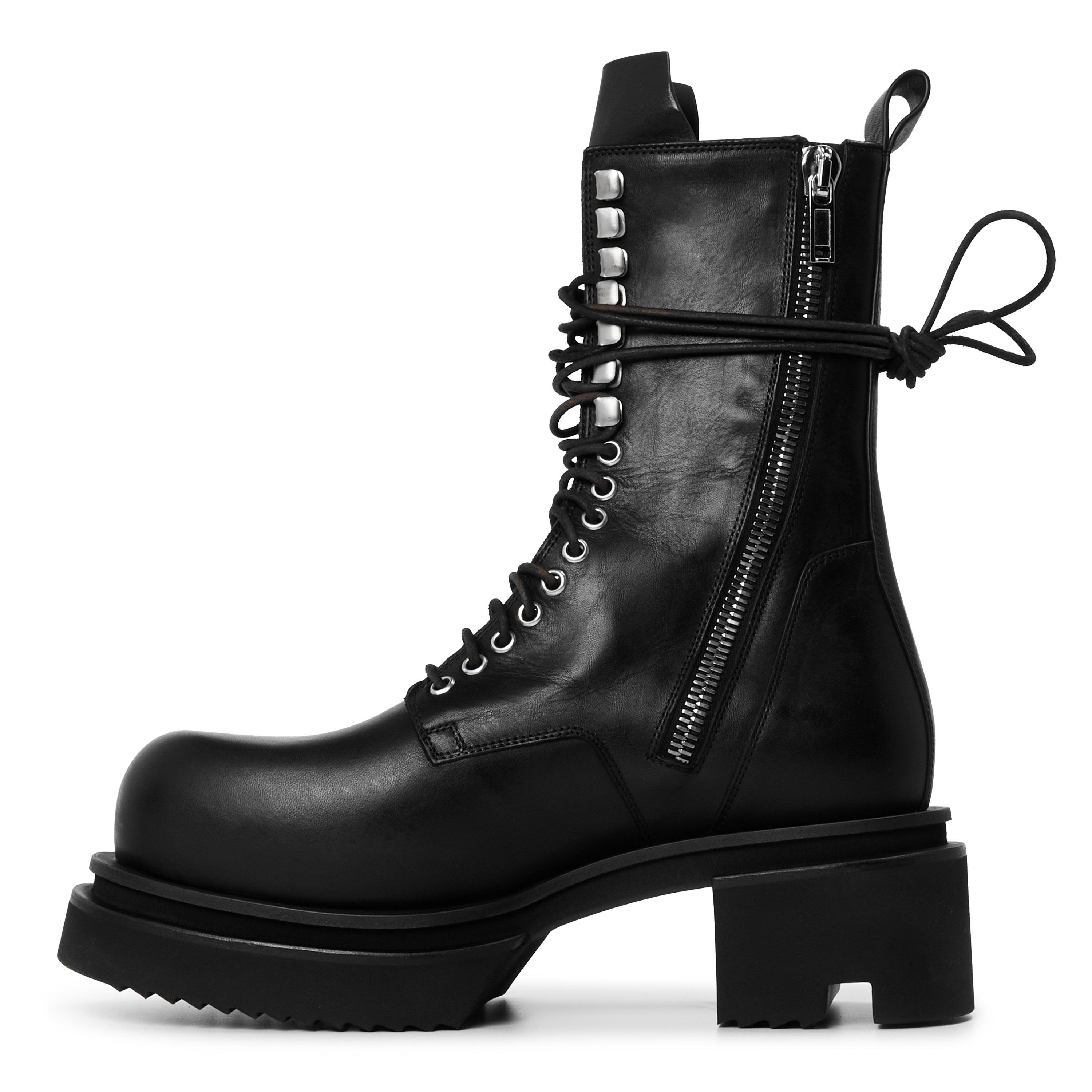 Black - Rick Owens - Rick Lace Up Bogun Sn64 - 2