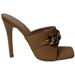 No Doubt Chain Detail Flat Sandal