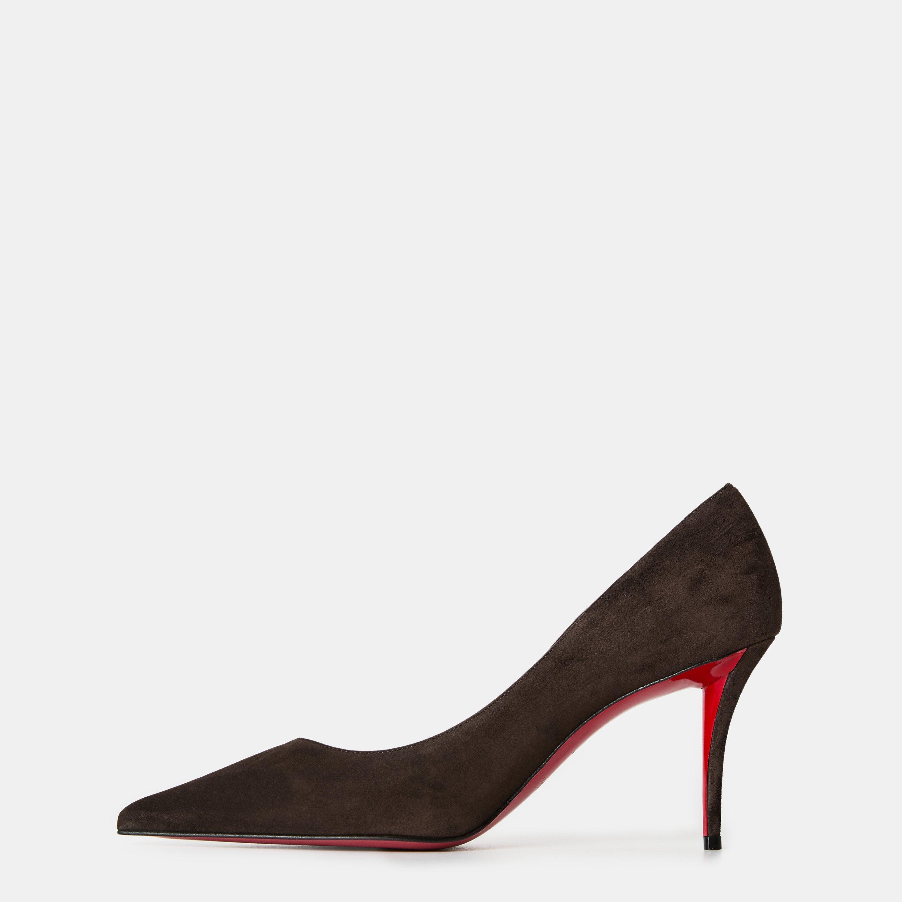Velours Café - Christian Louboutin - Women's Stiletto Court Shoes - 2