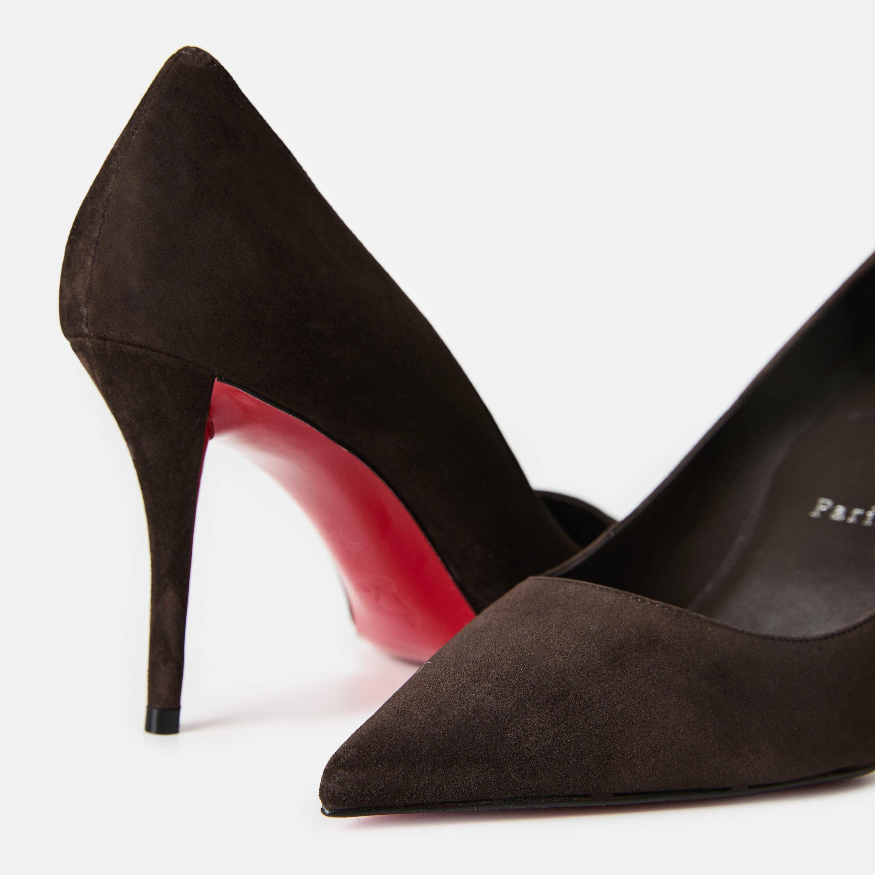 Velours Café - Christian Louboutin - Women's Stiletto Court Shoes - 4