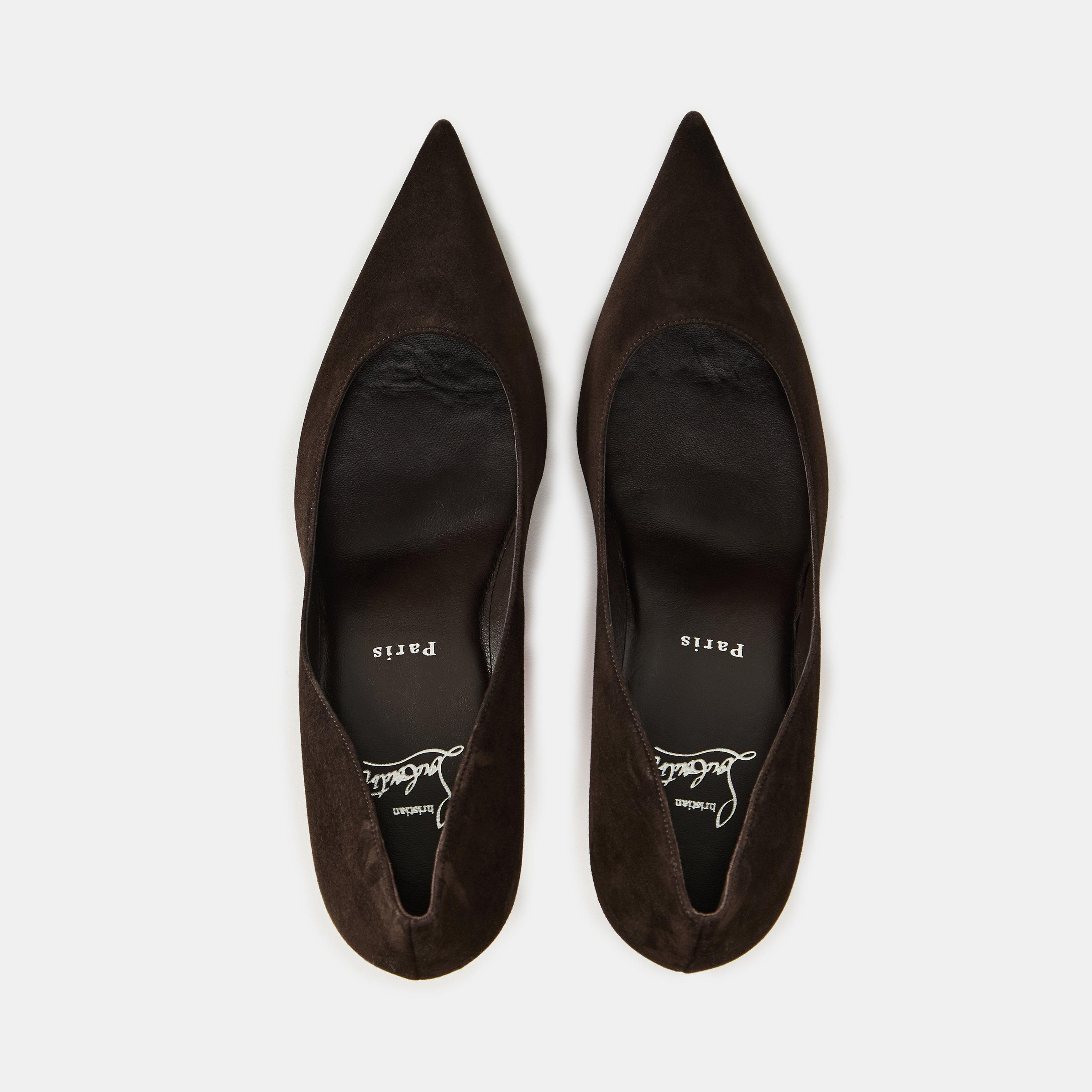 Velours Café - Christian Louboutin - Women's Stiletto Court Shoes - 5