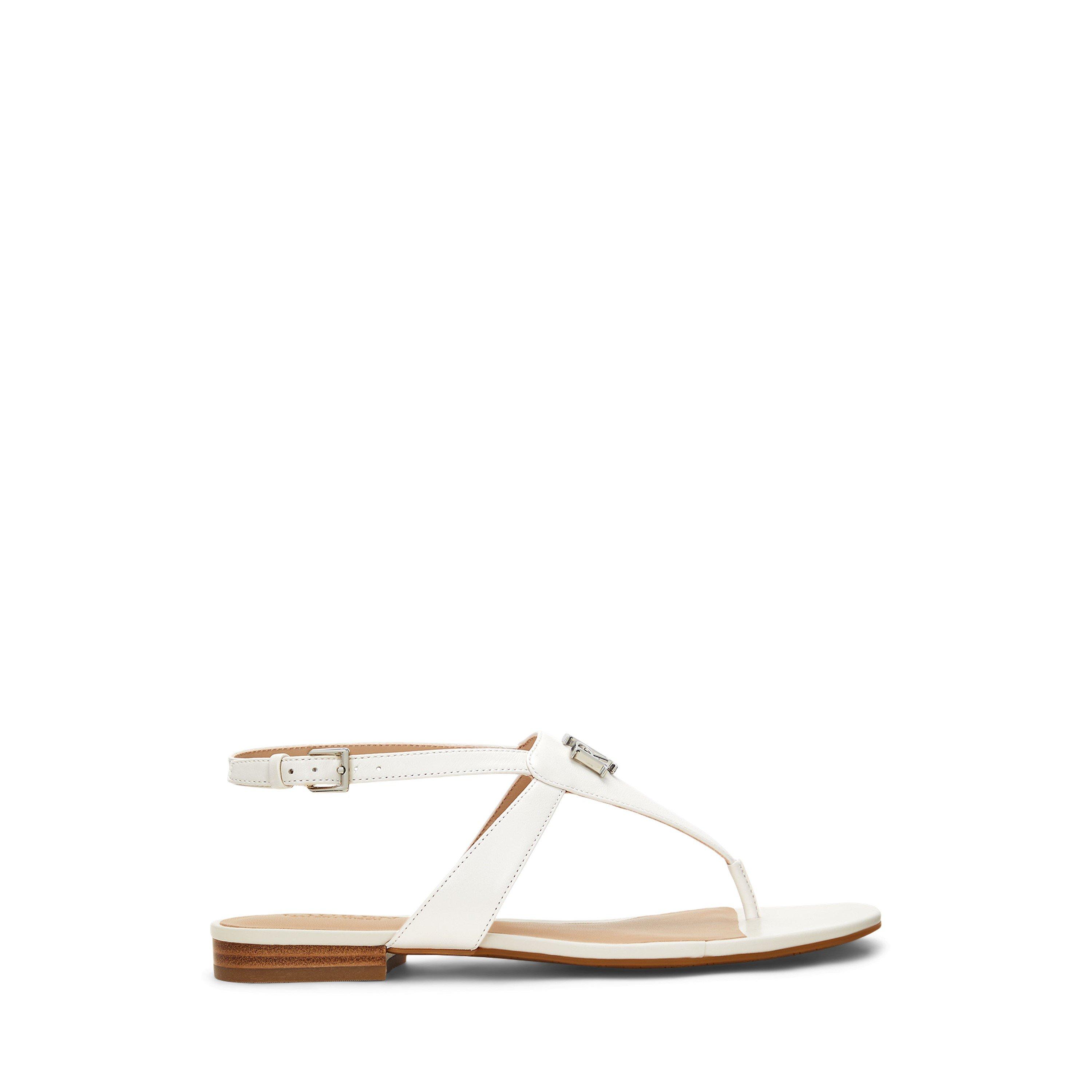 Lauren By Ralph Lauren Women's Soft White Everley Sandals - 4 (36.5)
