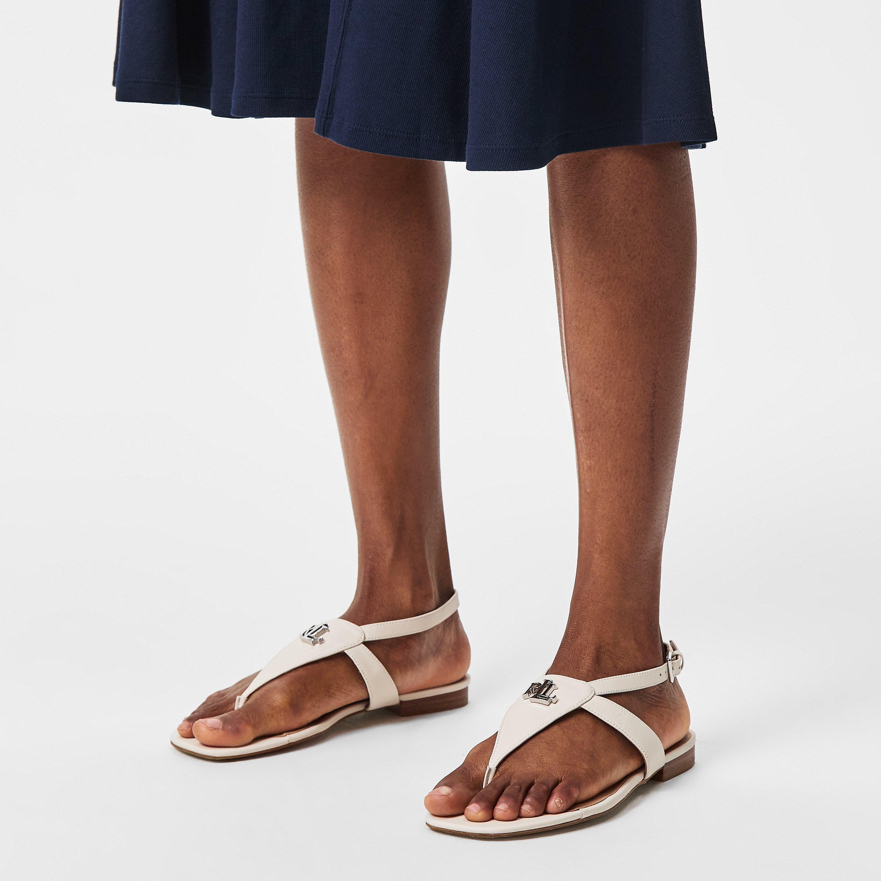 Soft White - Lauren by Ralph Lauren - Everley Sandals - 3