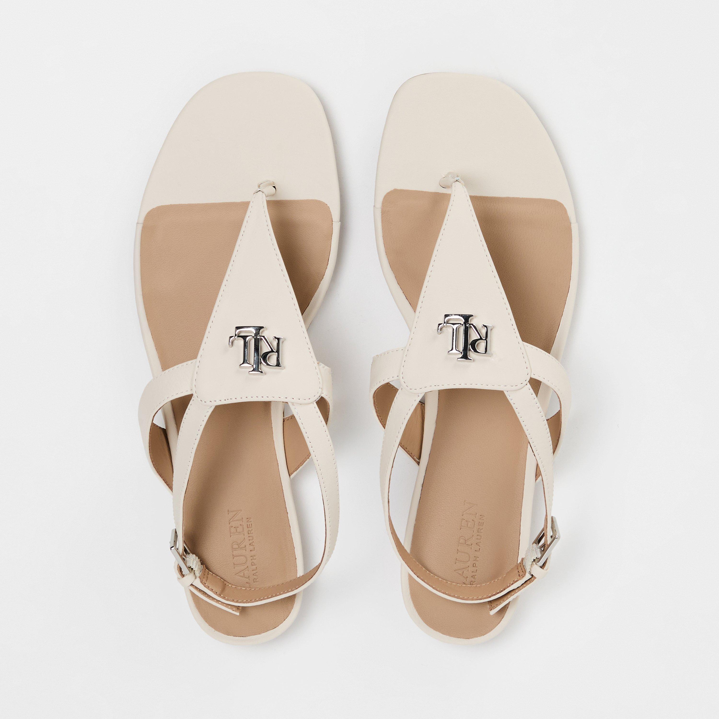 Soft White - Lauren by Ralph Lauren - Everley Sandals - 5