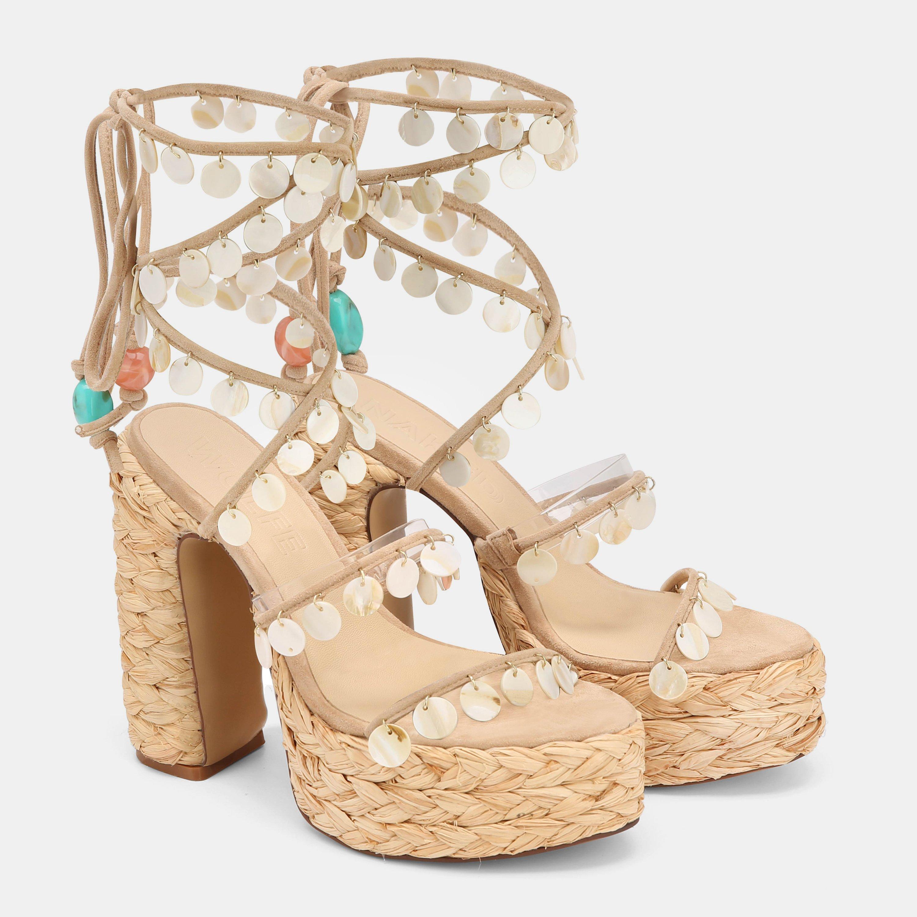 Natural Raffia - Naked Wolfe - Wolfe Fantasic Heels Ld62 - 2