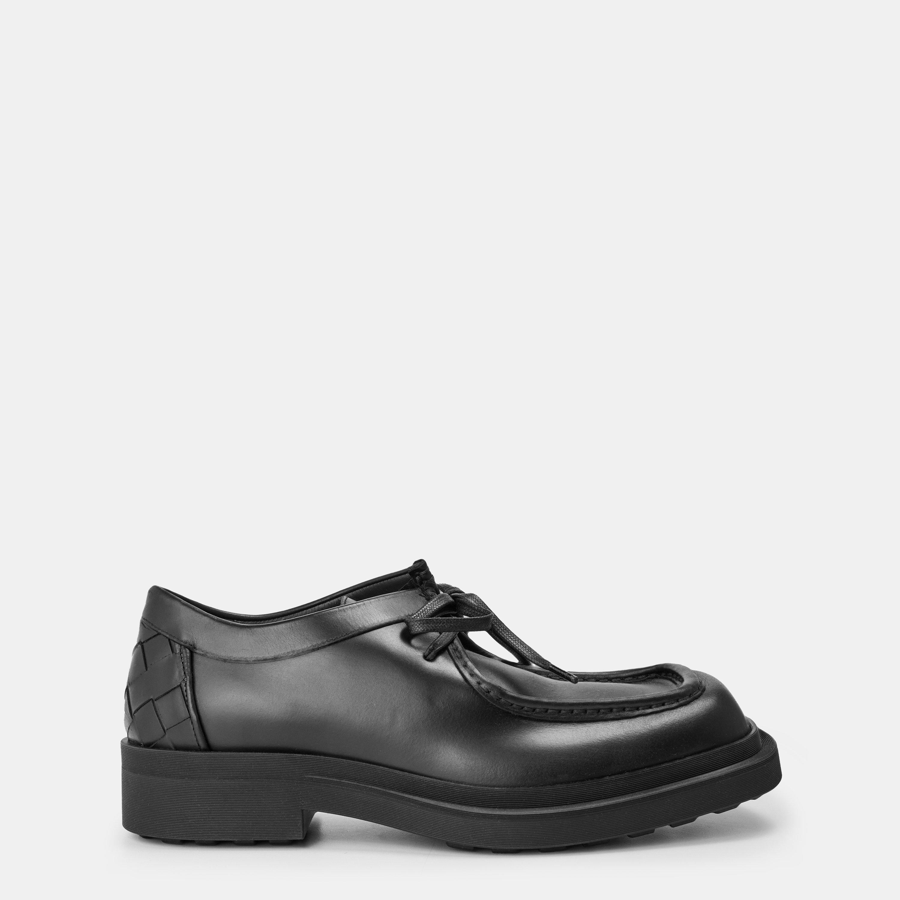 Black - Bottega Veneta - Men's Flat Ankle Boots - 1