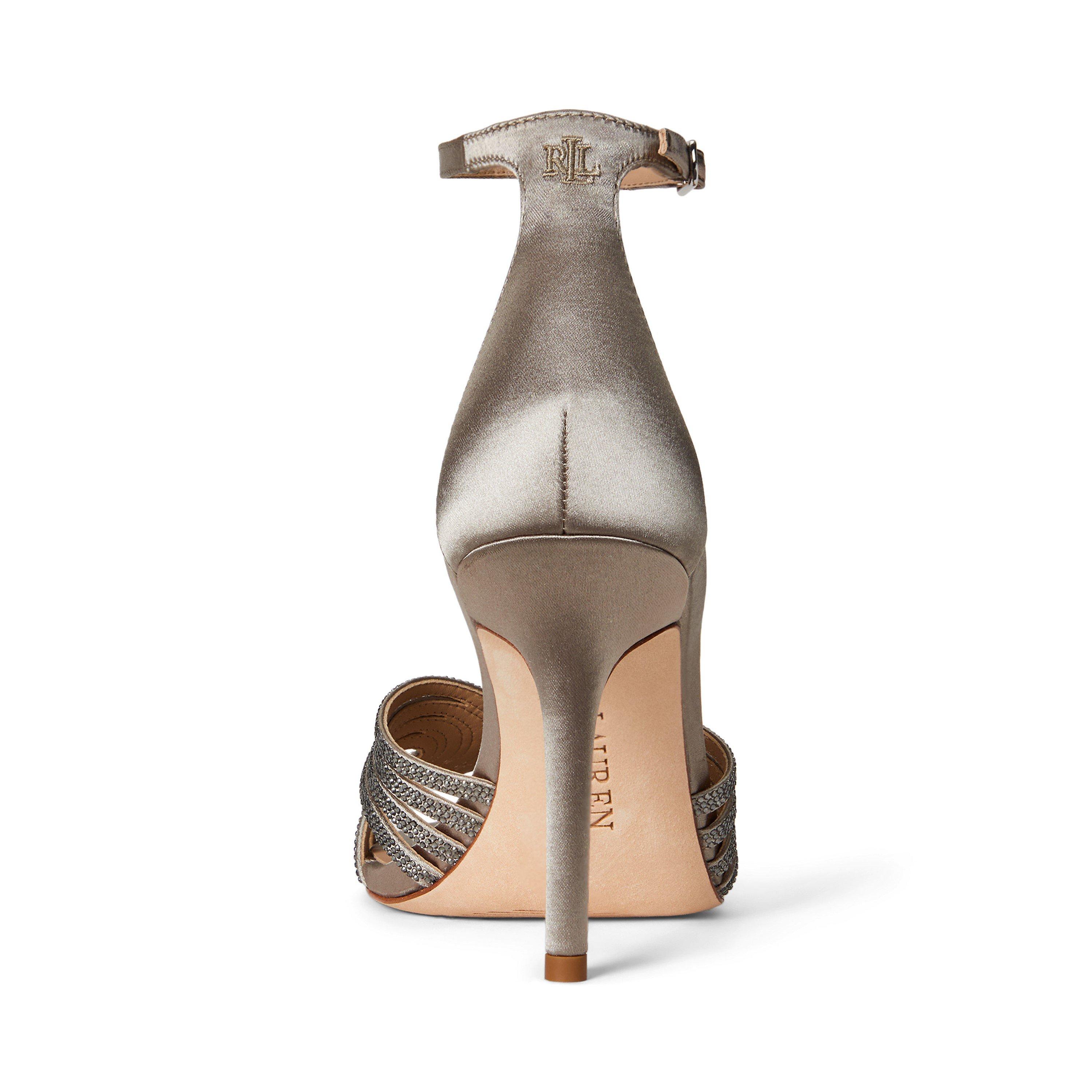 Taupe Brown - Lauren by Ralph Lauren - Women's Allie Heeled Sandals - 4