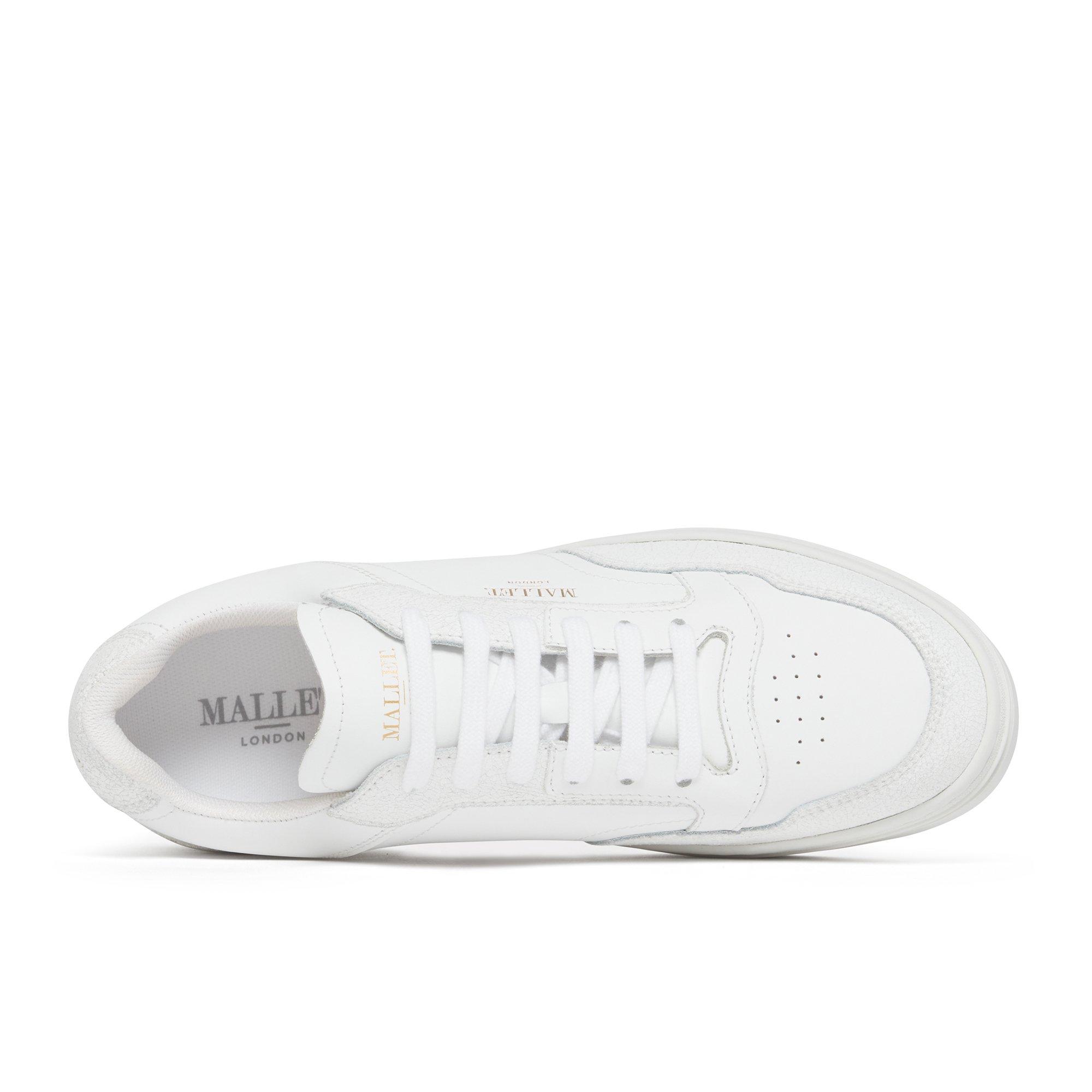 White Cracked - Mallet - Women's Bethany Court Trainers - 5