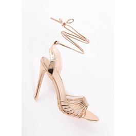 Glamorous Glam Strappy Stiletto Court Shoes