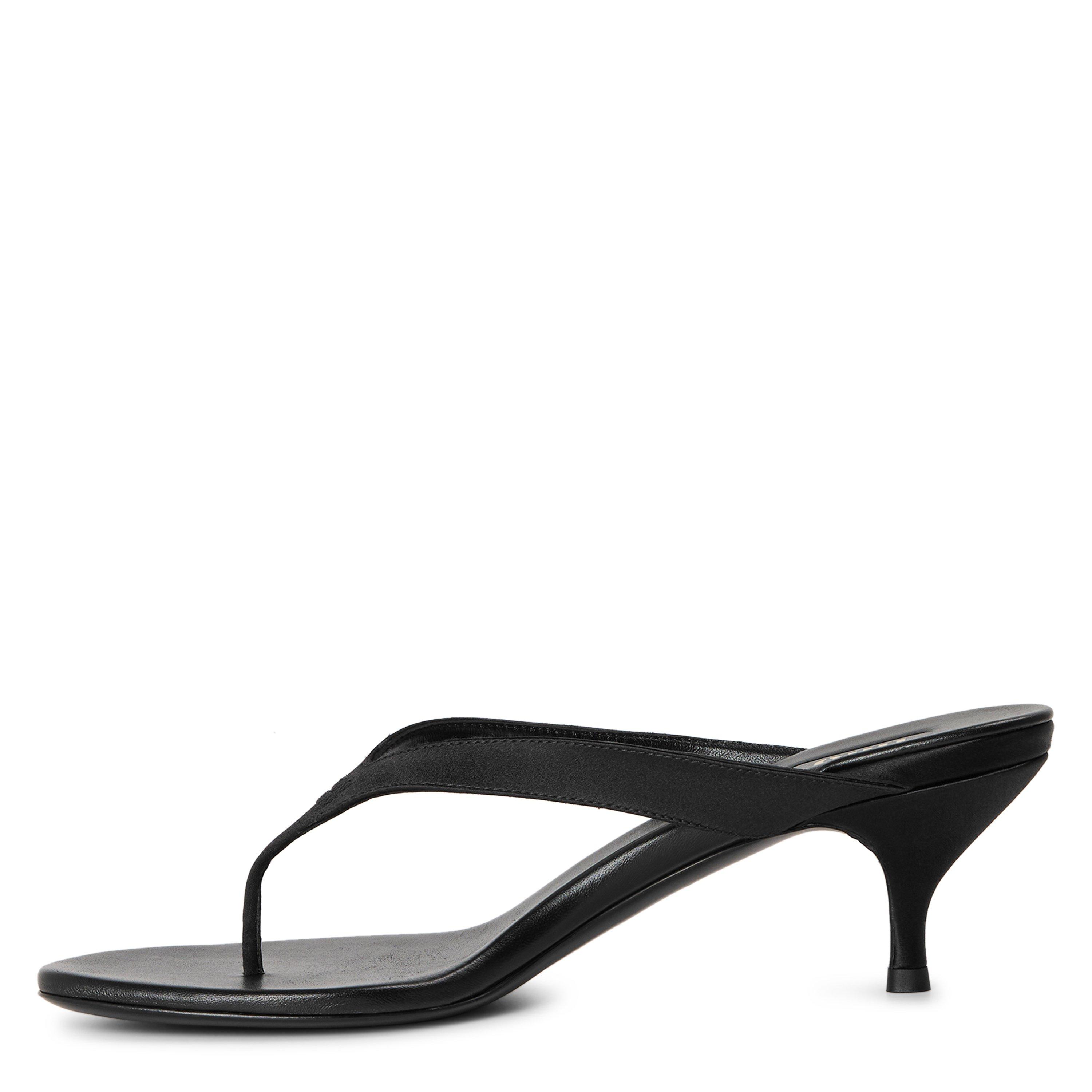 Black - Miu Miu - Miu Satin Thong Heel Ld64 - 2
