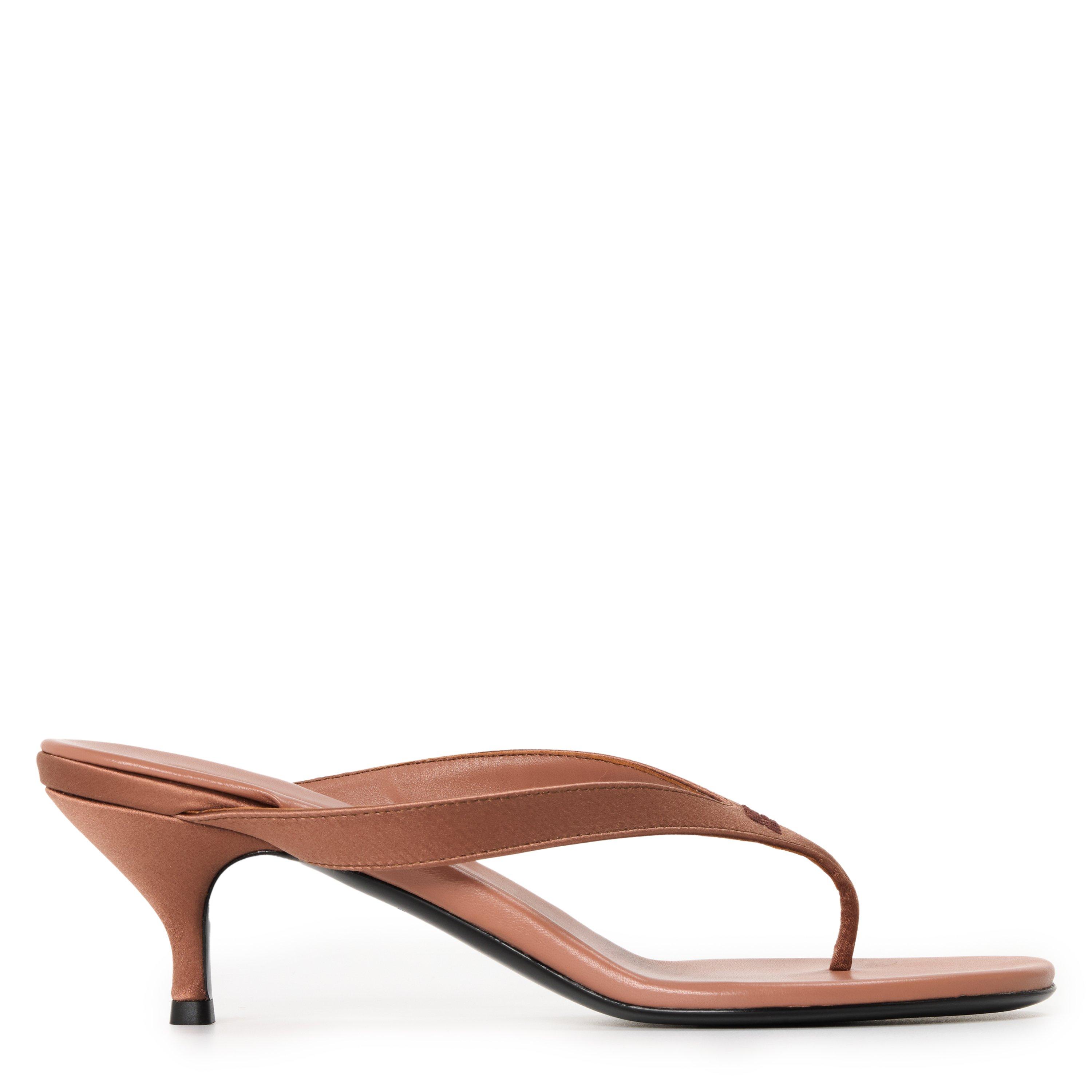 Miu Miu Miu Satin Thong Heel Ld64