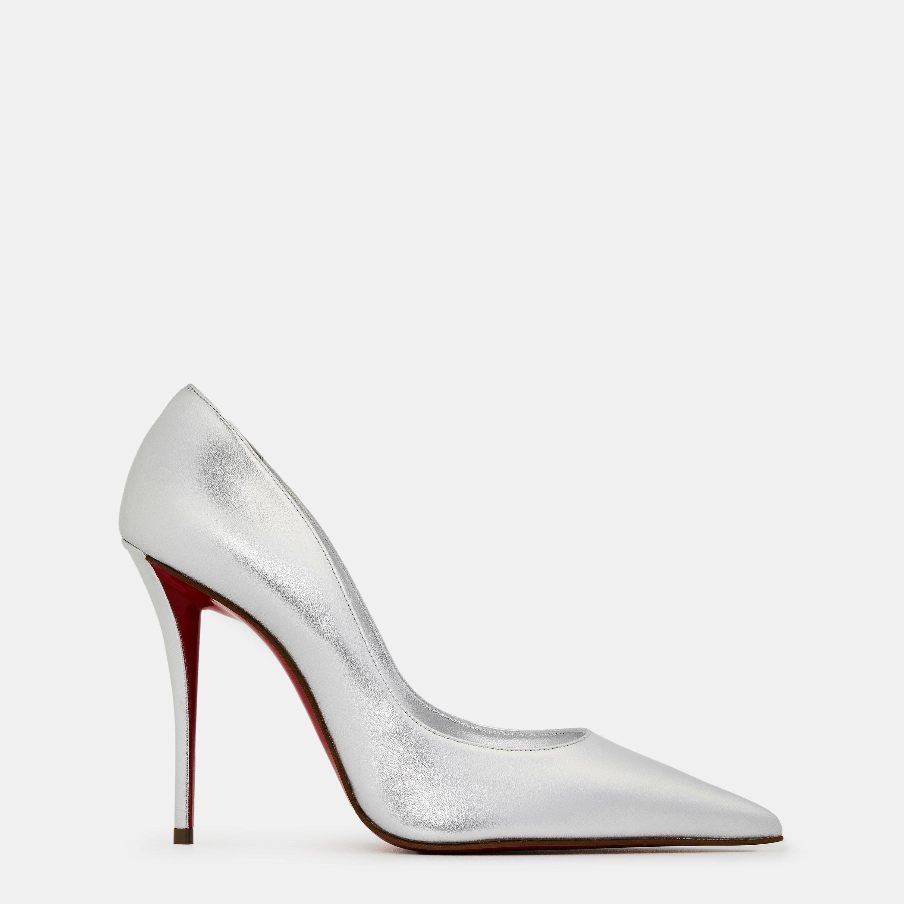 Laminate Silver - Christian Louboutin - Women's Pointed Toe Red Sole Stiletto Court Shoes - 1