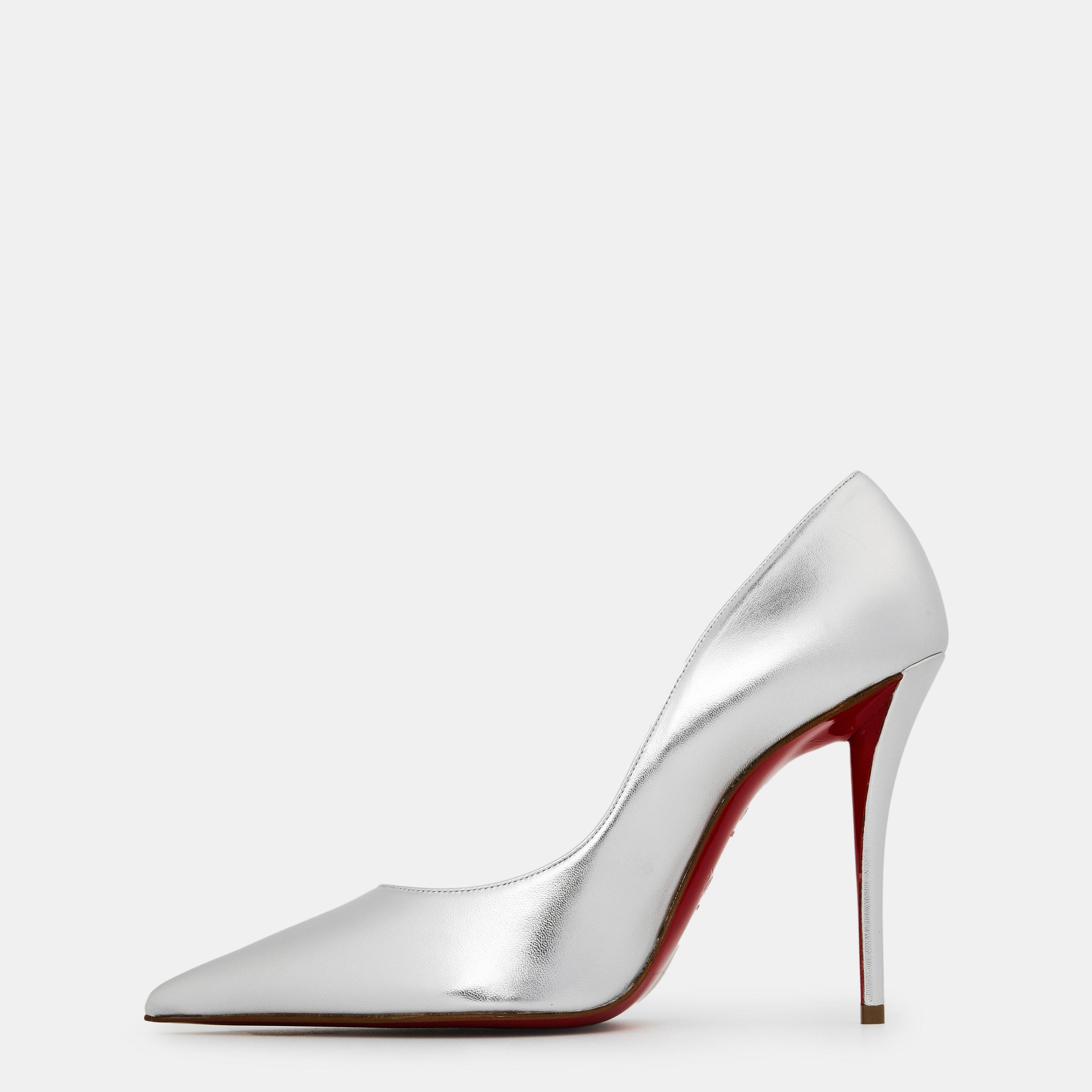 Laminate Silver - Christian Louboutin - Women's Stiletto Court Shoes - 2