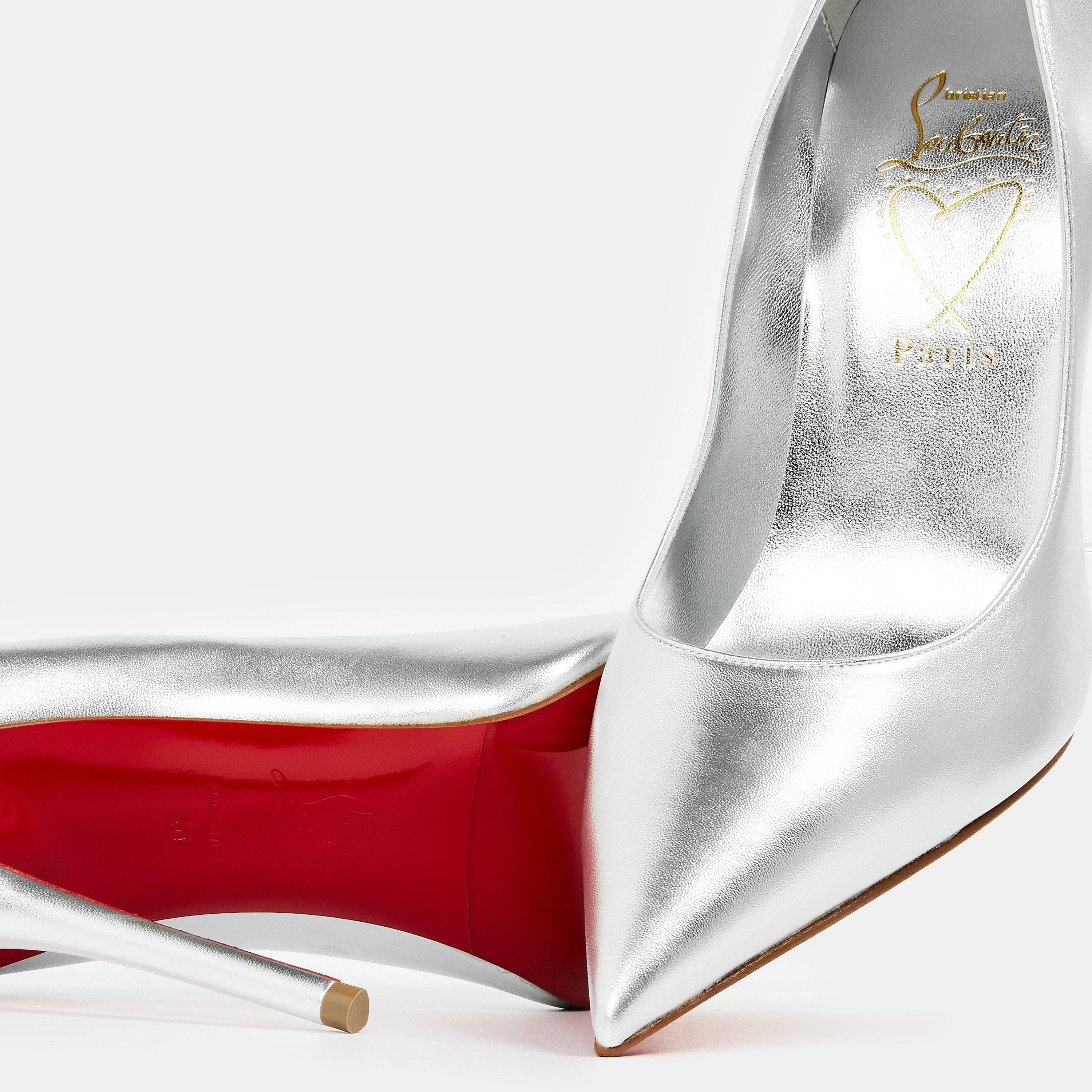 Laminate Silver - Christian Louboutin - Women's Stiletto Court Shoes - 4