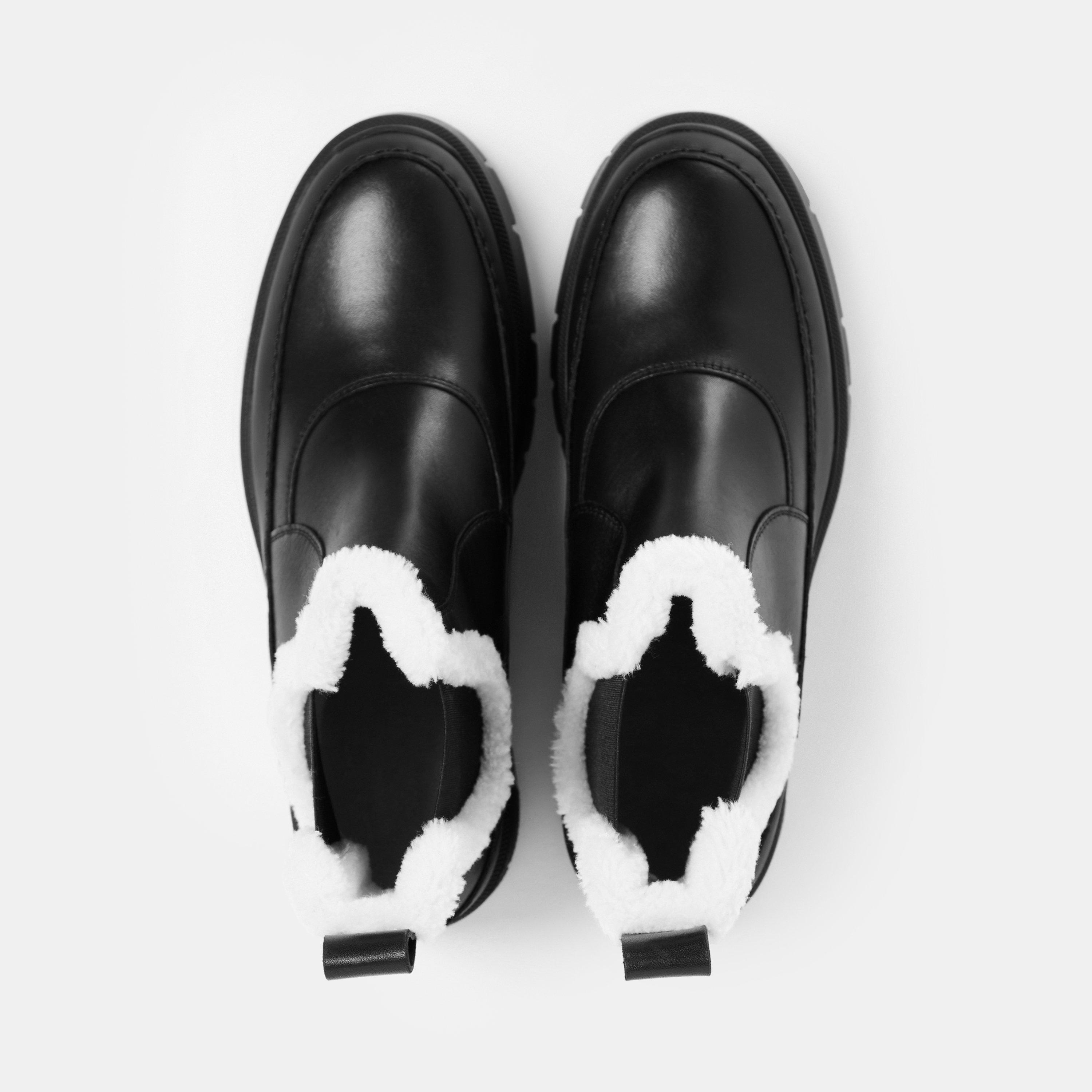 Black 001 - Hugo - Women's Biker Boots - 5