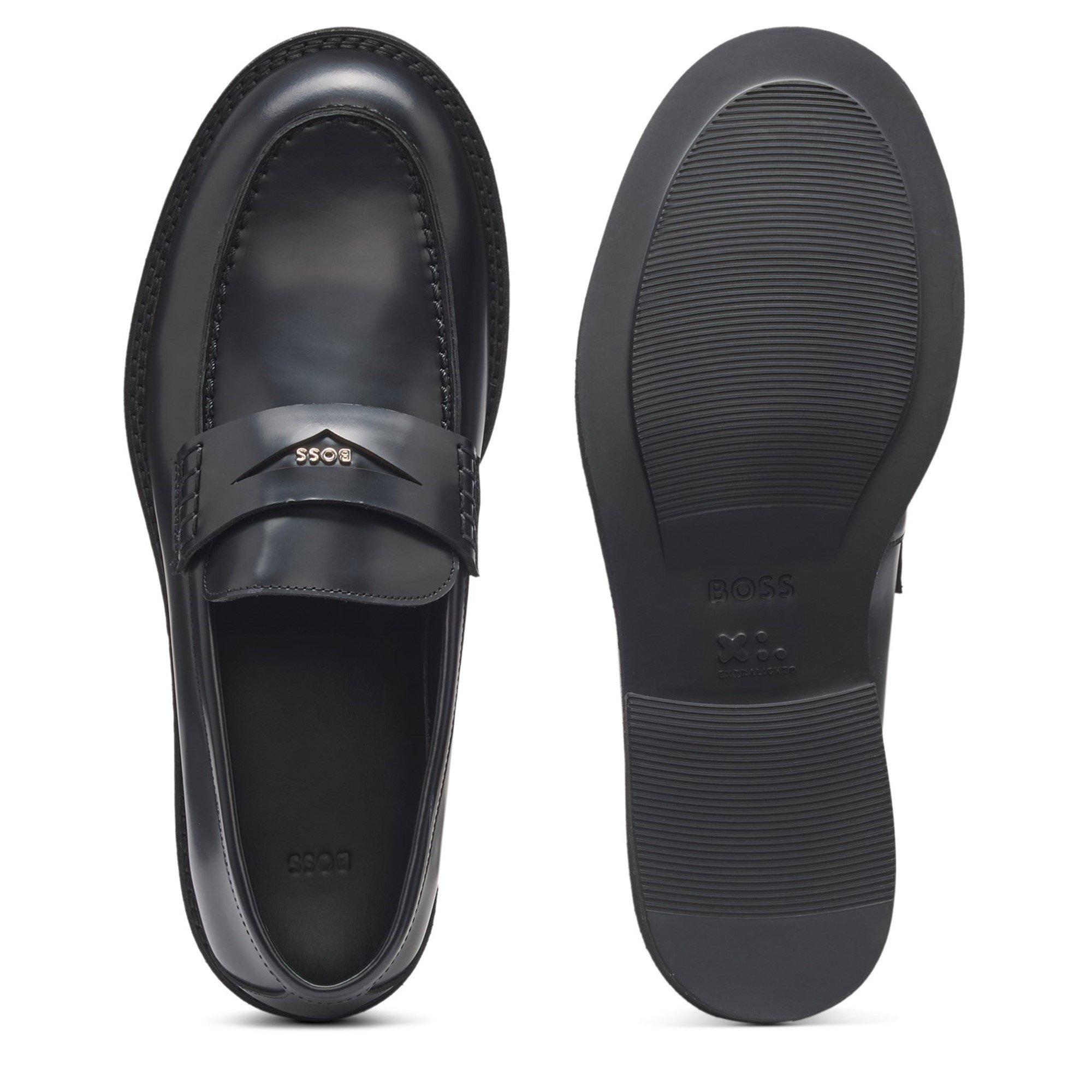 Black 001 - Boss - Women's Eleri Mocc Sophisticated Loafers - 5