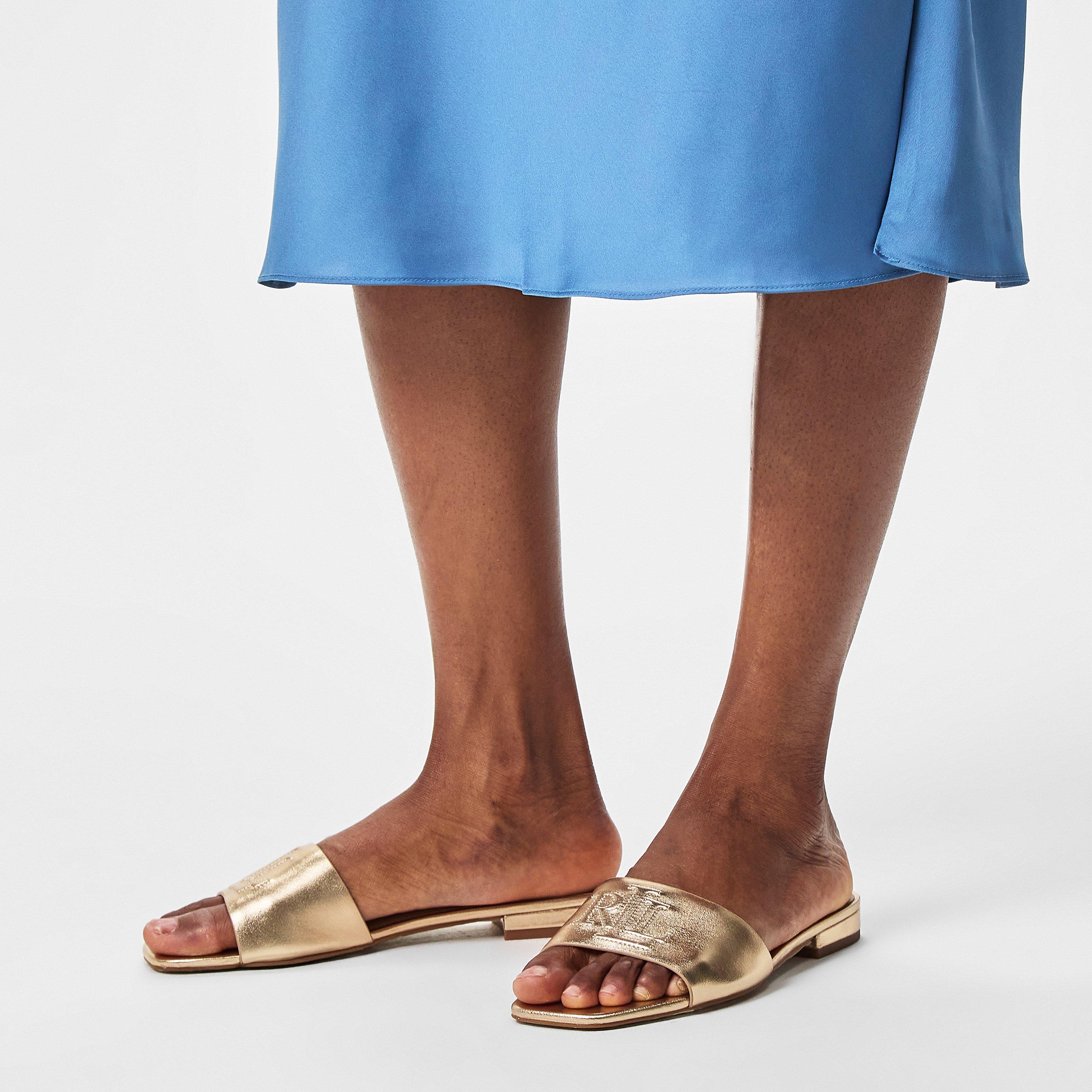 Platinum - Lauren by Ralph Lauren - Everley Slide Sandals - 3