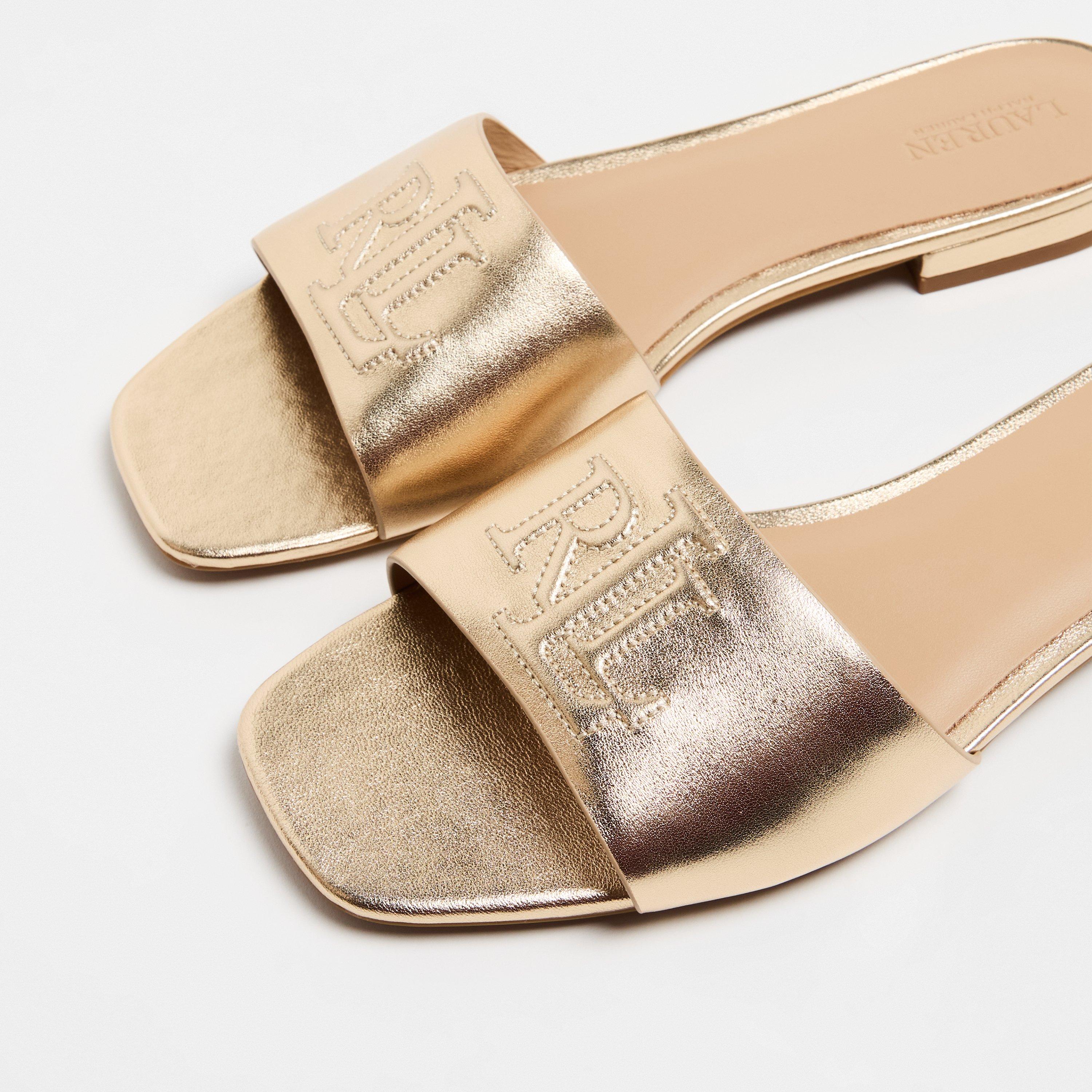 Platinum - Lauren by Ralph Lauren - Everley Slide Sandals - 4