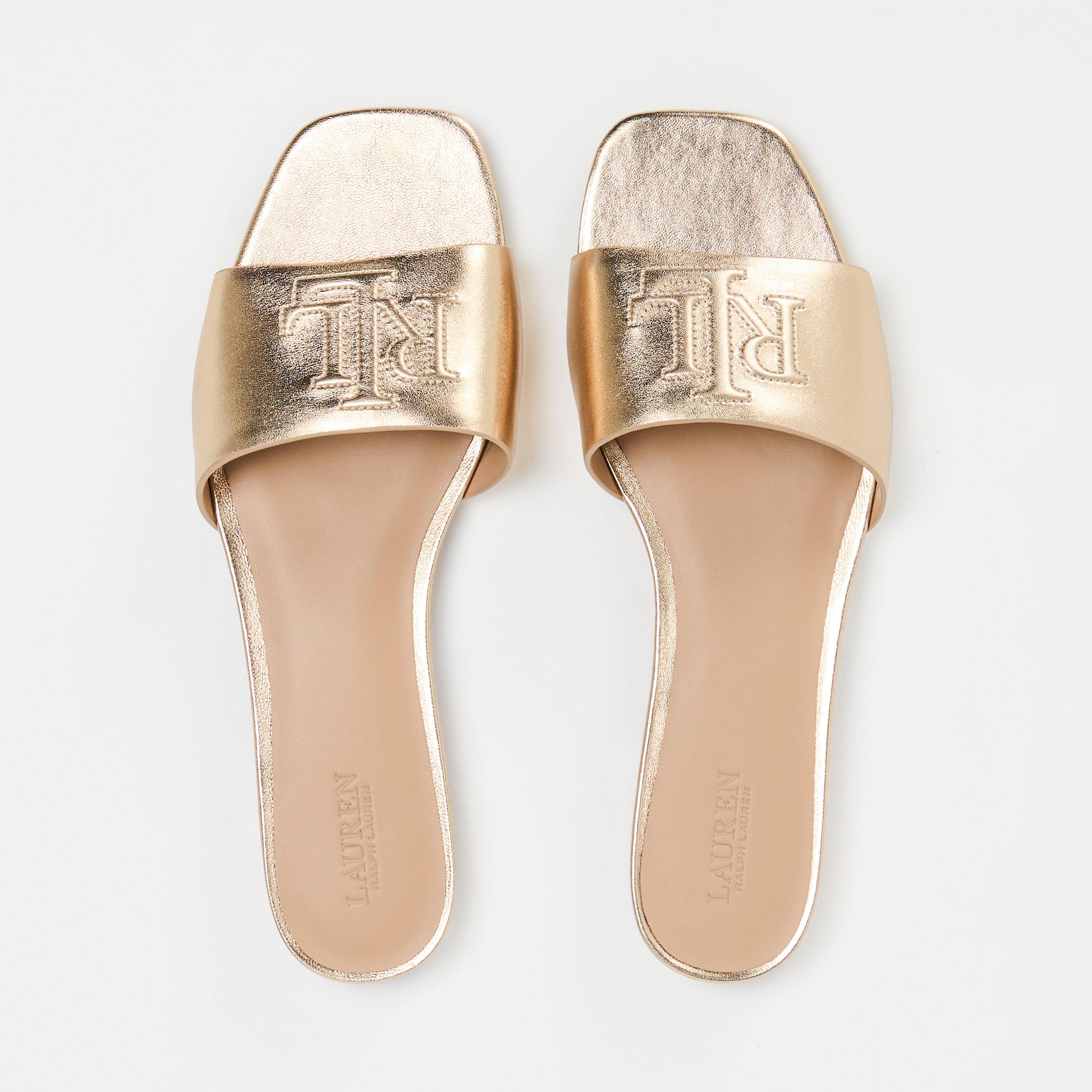 Platinum - Lauren by Ralph Lauren - Everley Slide Sandals - 5