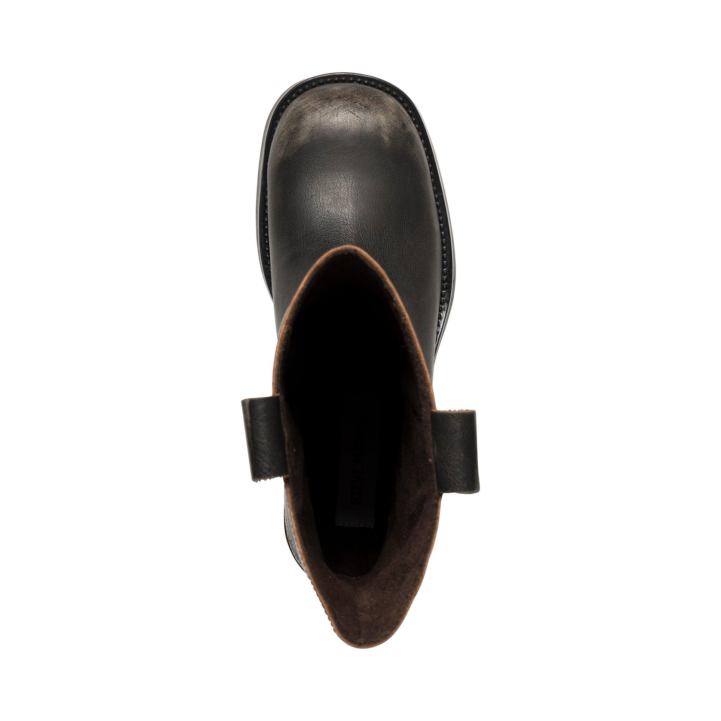 Brown Lthr - Steve Madden - Women's Benedict Biker Boots - 6