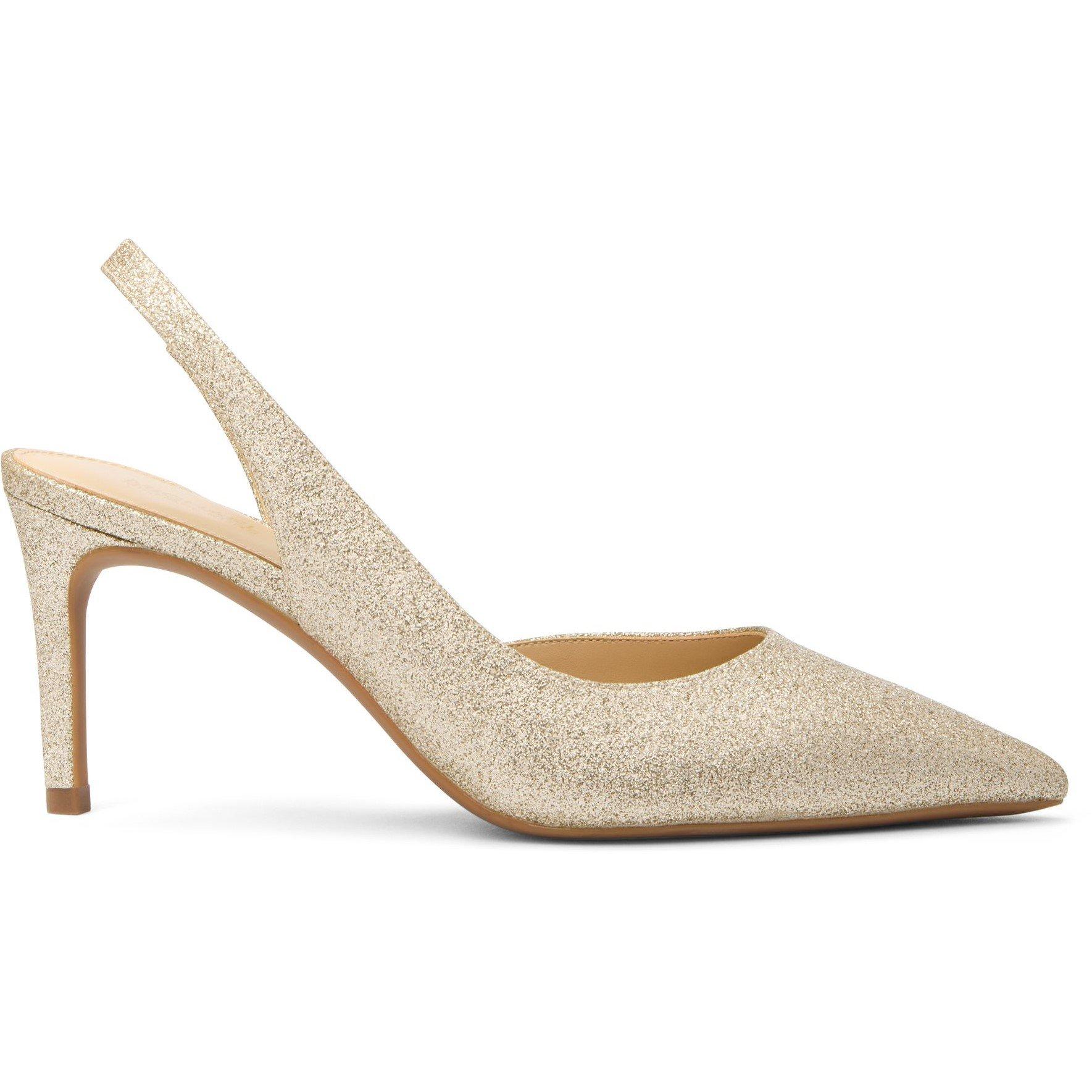 Pale Gold - MICHAEL Michael Kors - Women's Alina Slingback Stiletto Court Shoes - 1