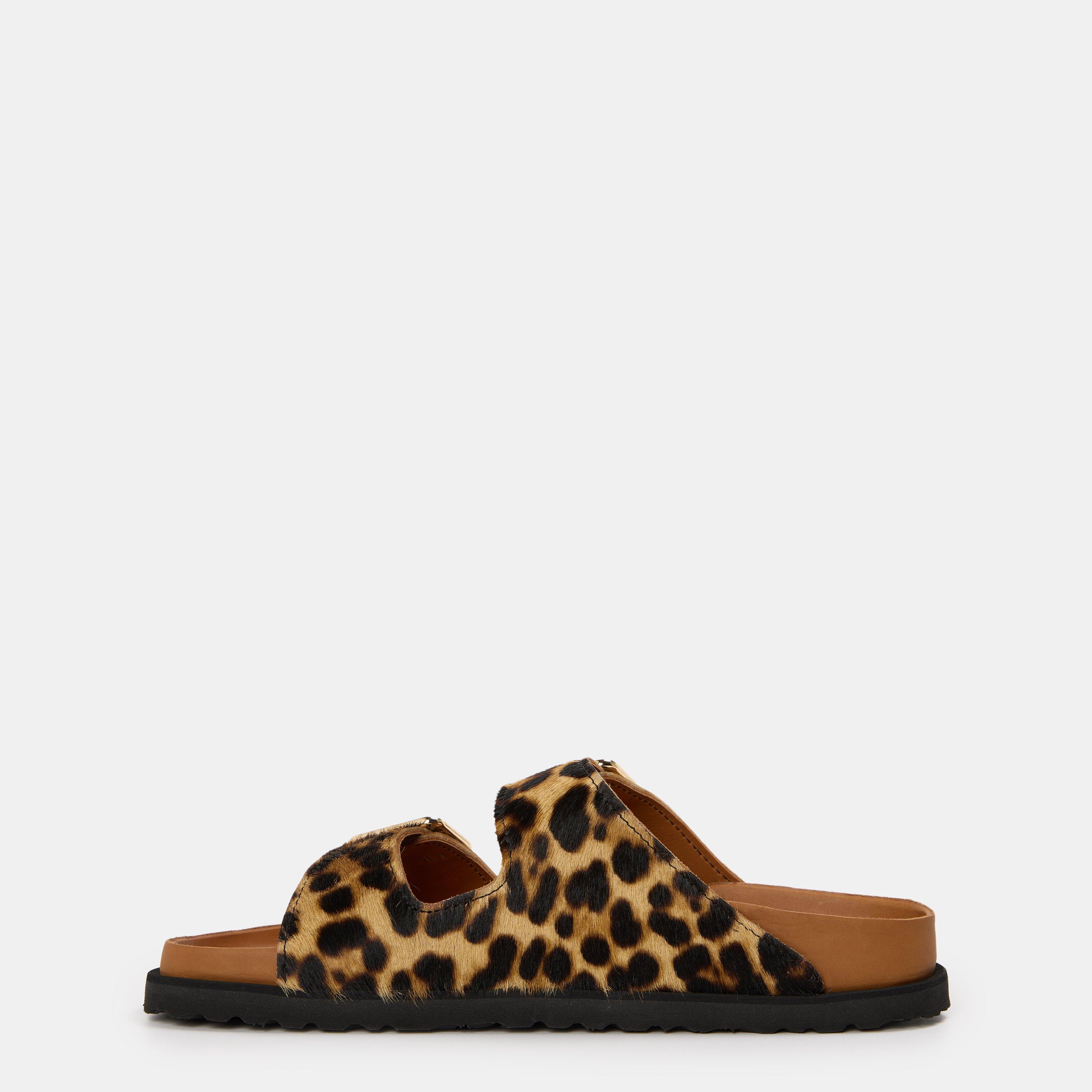 Leopard PnyHair - Birkenstock 1774 - Women's Arizona Flat Sandals - 2