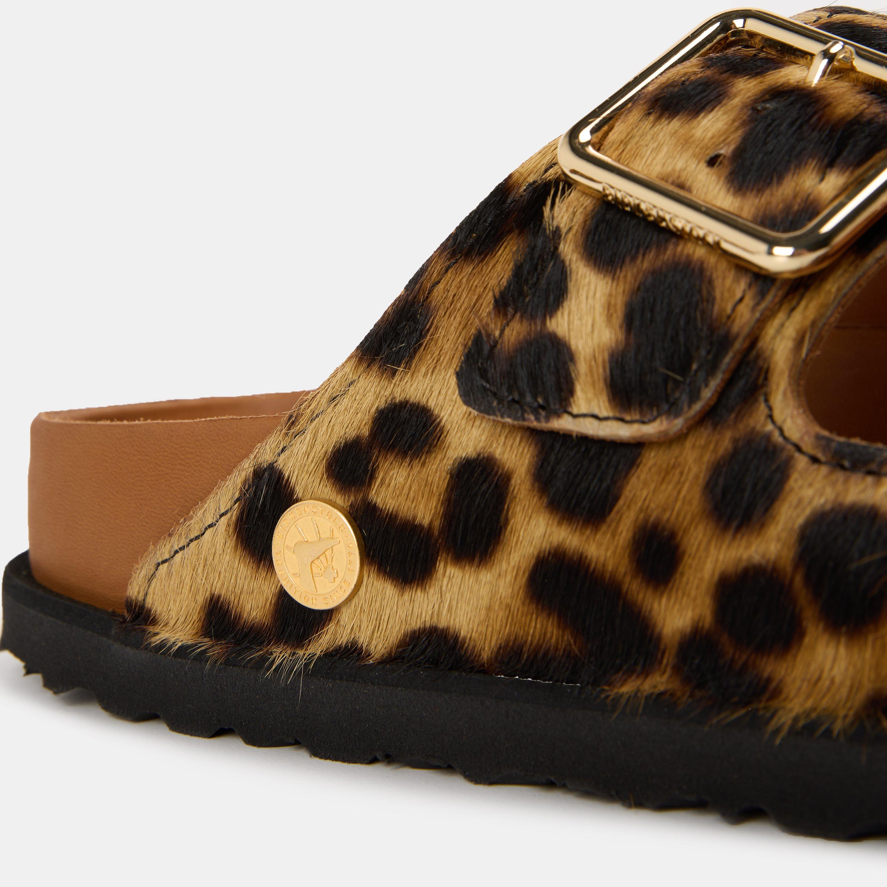 Leopard PnyHair - Birkenstock 1774 - Women's Arizona Flat Sandals - 4