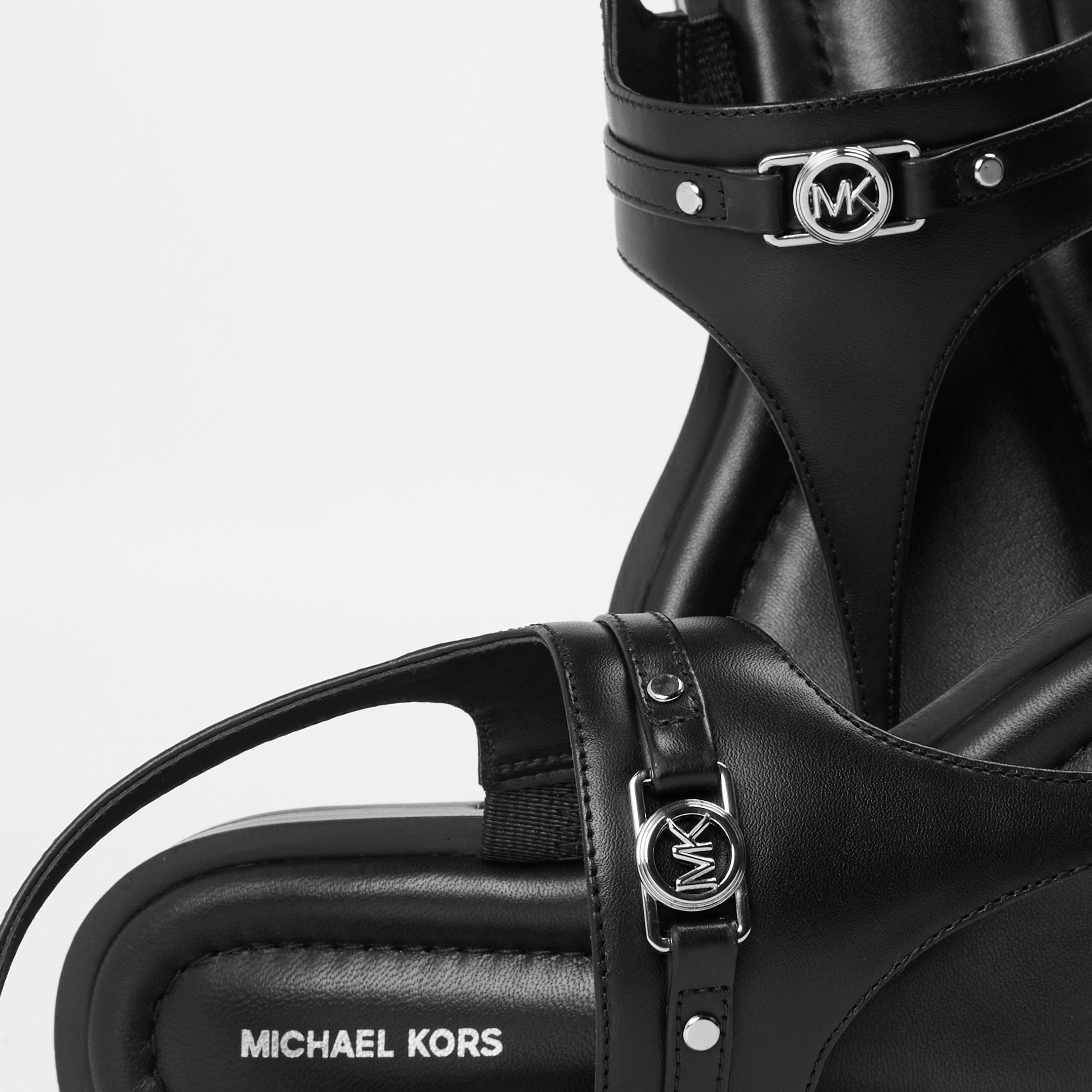 Black - MICHAEL Michael Kors - Women's Mandy Flat Sandals - 4