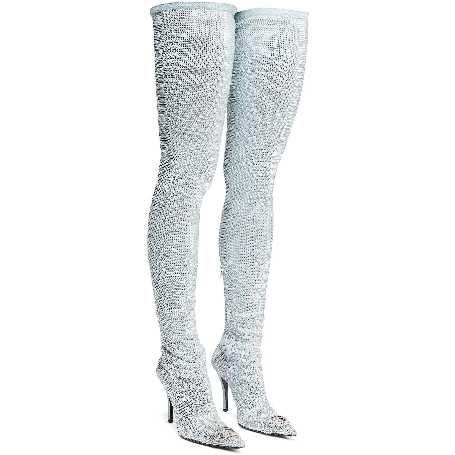 Vintage Blue - Diesel - Women's Over the Knee Boots - 2