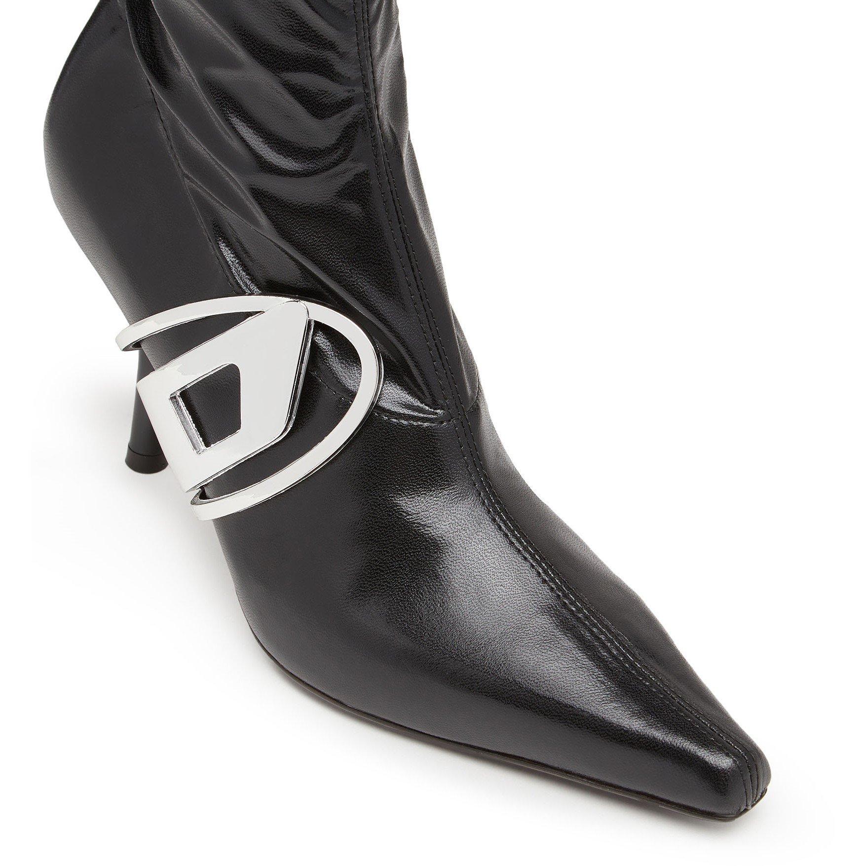 Black - Diesel - Women's Over the Knee Boots - 4