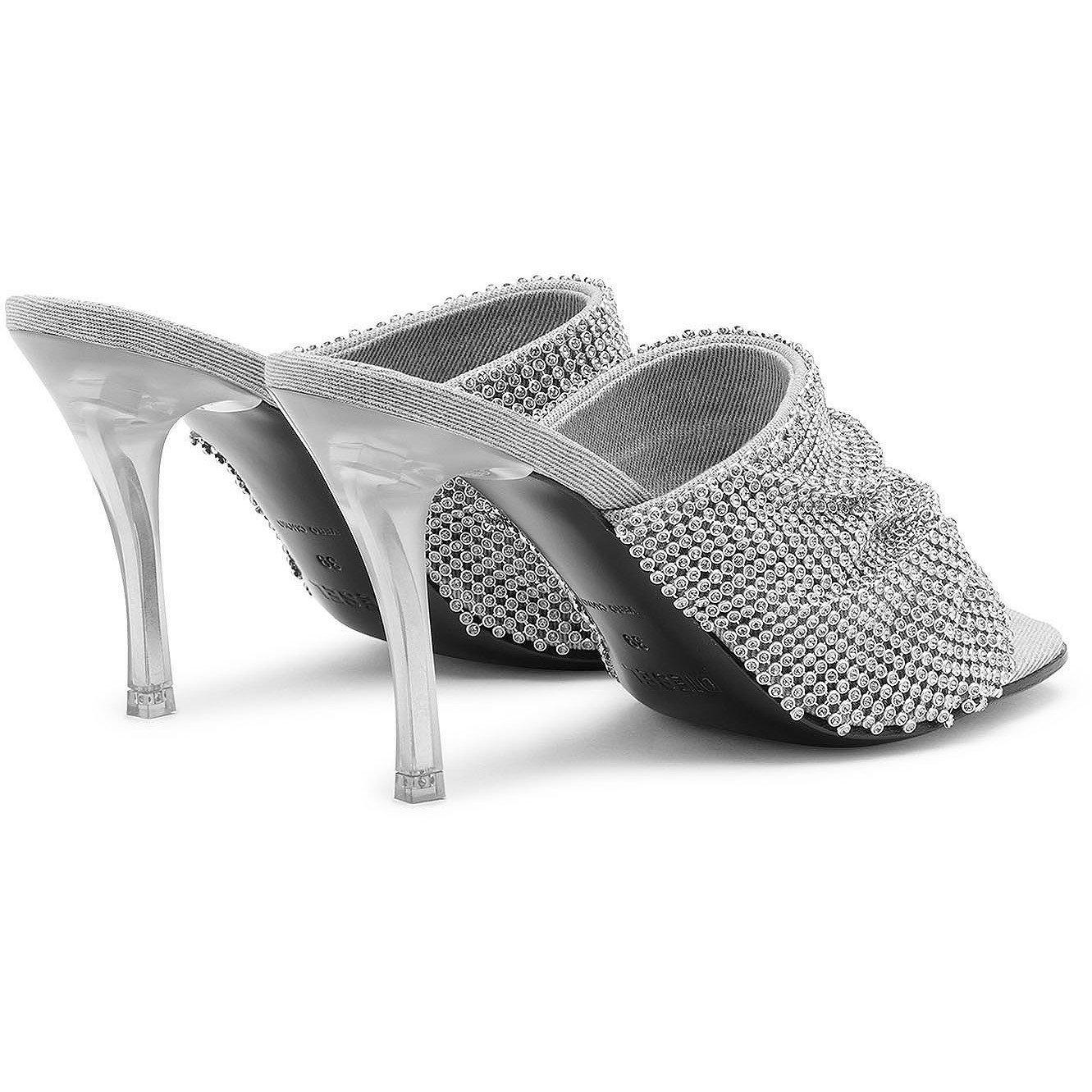 Vintage Blue - Diesel - Women's Heeled Sandals - 3