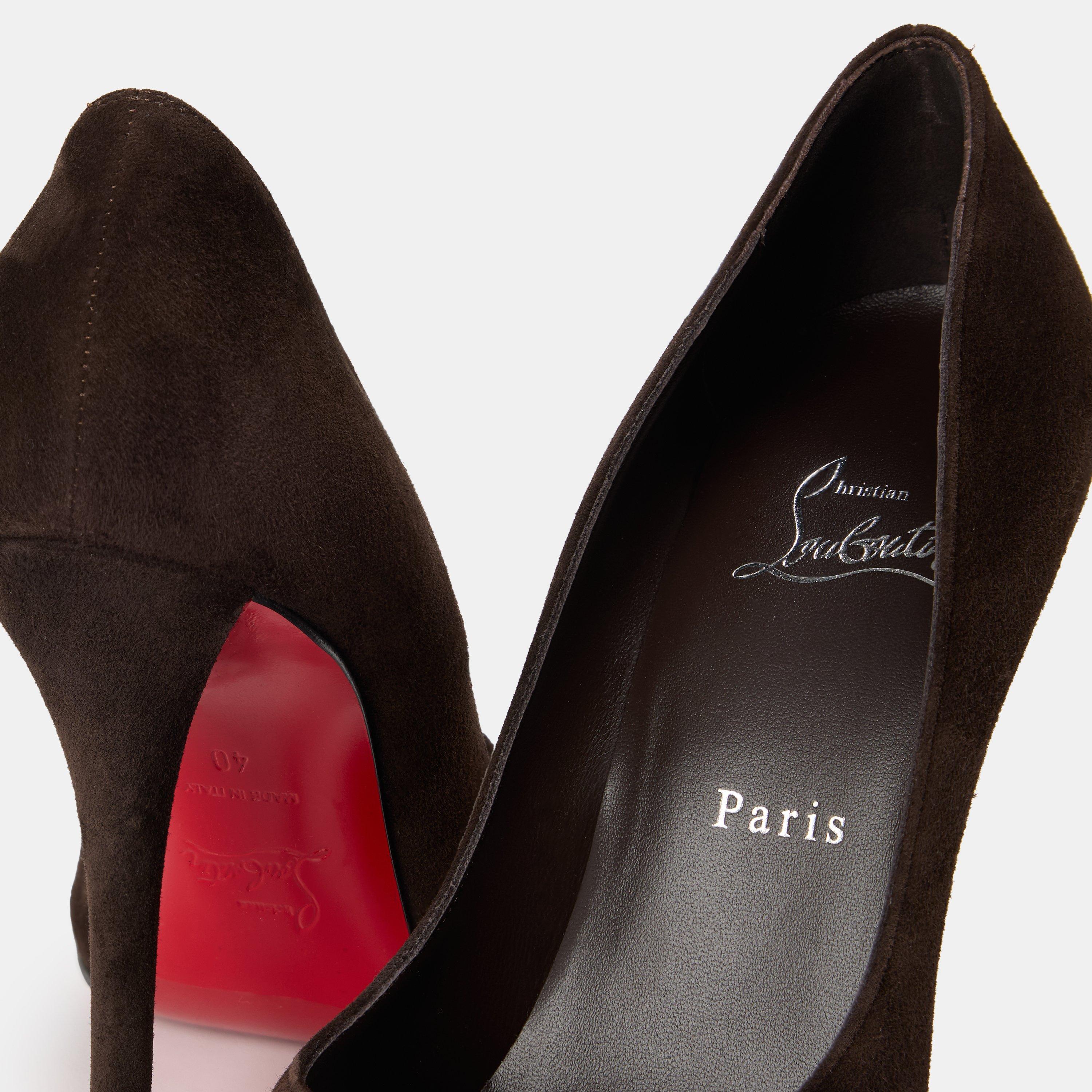 Velours Café - Christian Louboutin - Women's Stiletto Heels - 4