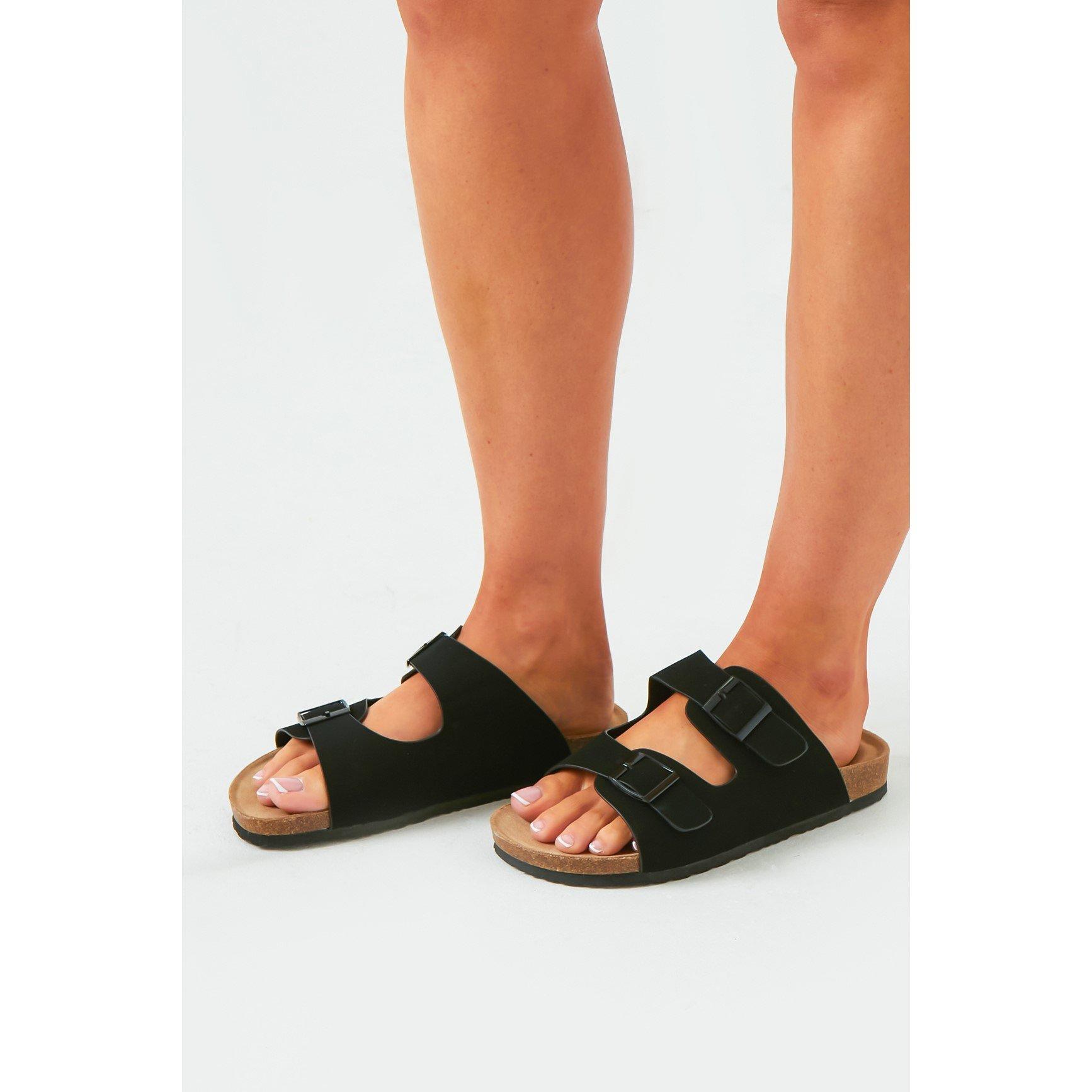 Nero - Missy Empire - Croc Effect Sandals - 2