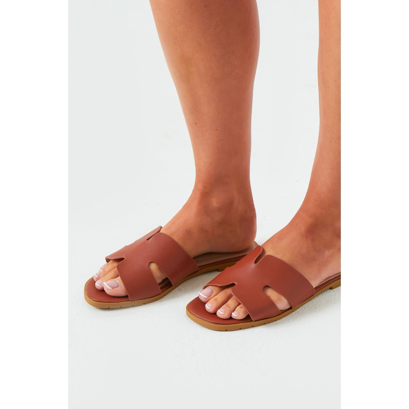 Bruin - Missy Empire - Rubber Ribbed Sole Sliders - 2