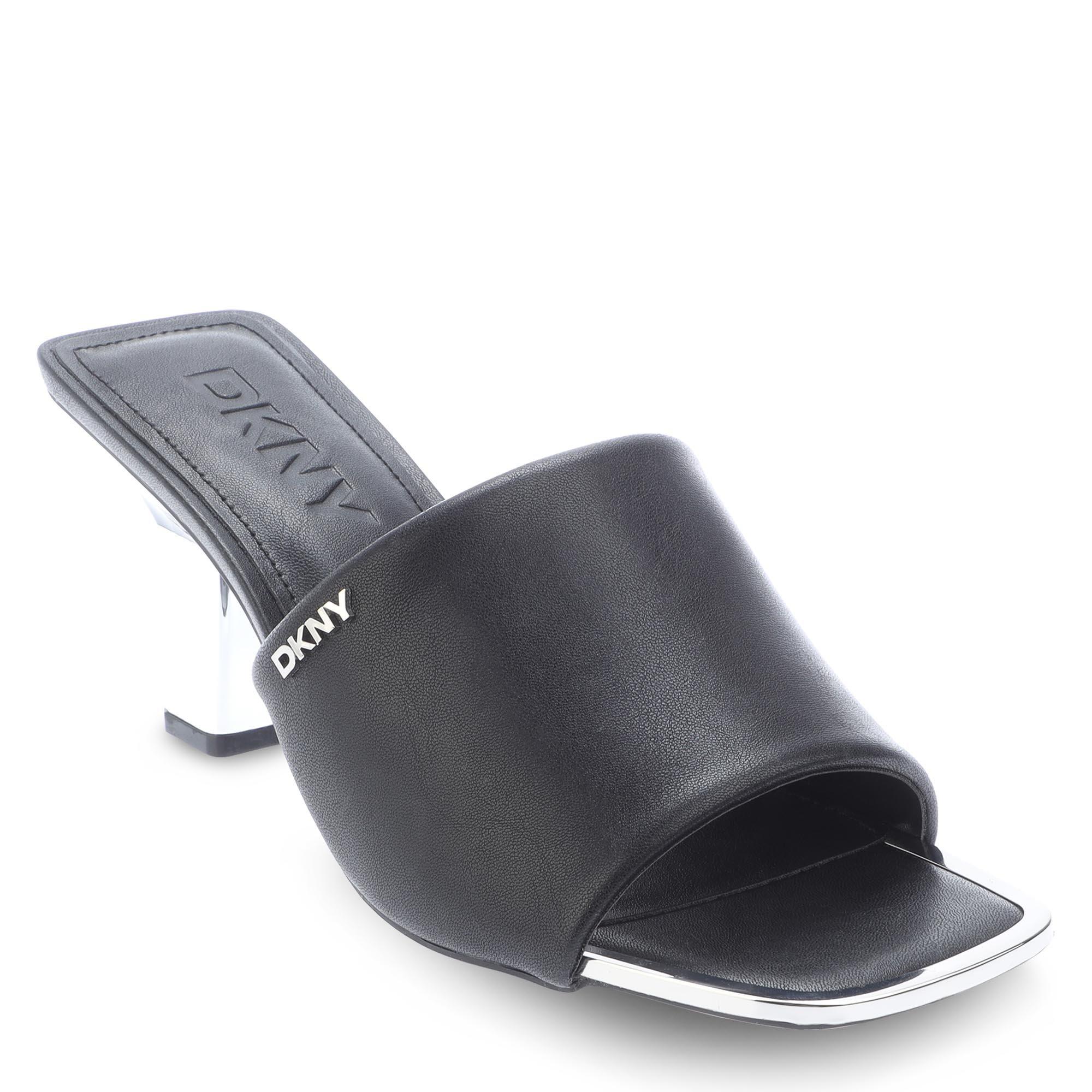 Black - DKNY - Women's Kaye Heeled Mule - 3