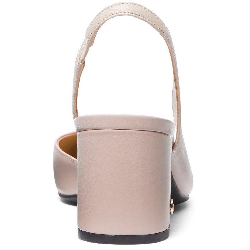 Soft Pink - MICHAEL Michael Kors - Women's Perla Heeled Mules - 2