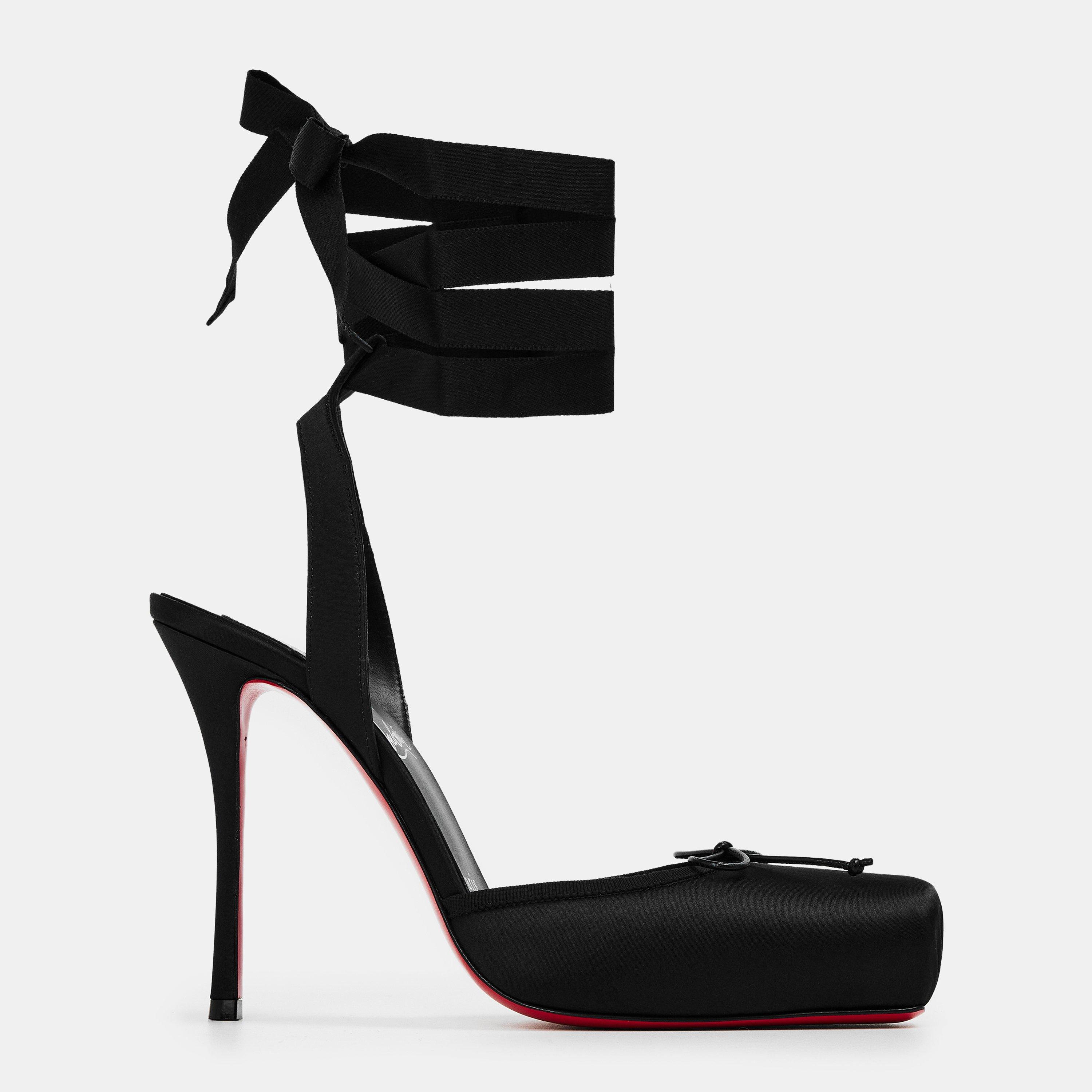 Christian Louboutin Womens Cassia Lace-Up Pumps | Flannels