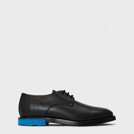 Off White Men's Leather Flat Ankle Boots