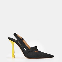 Off White High Slingback Ld99