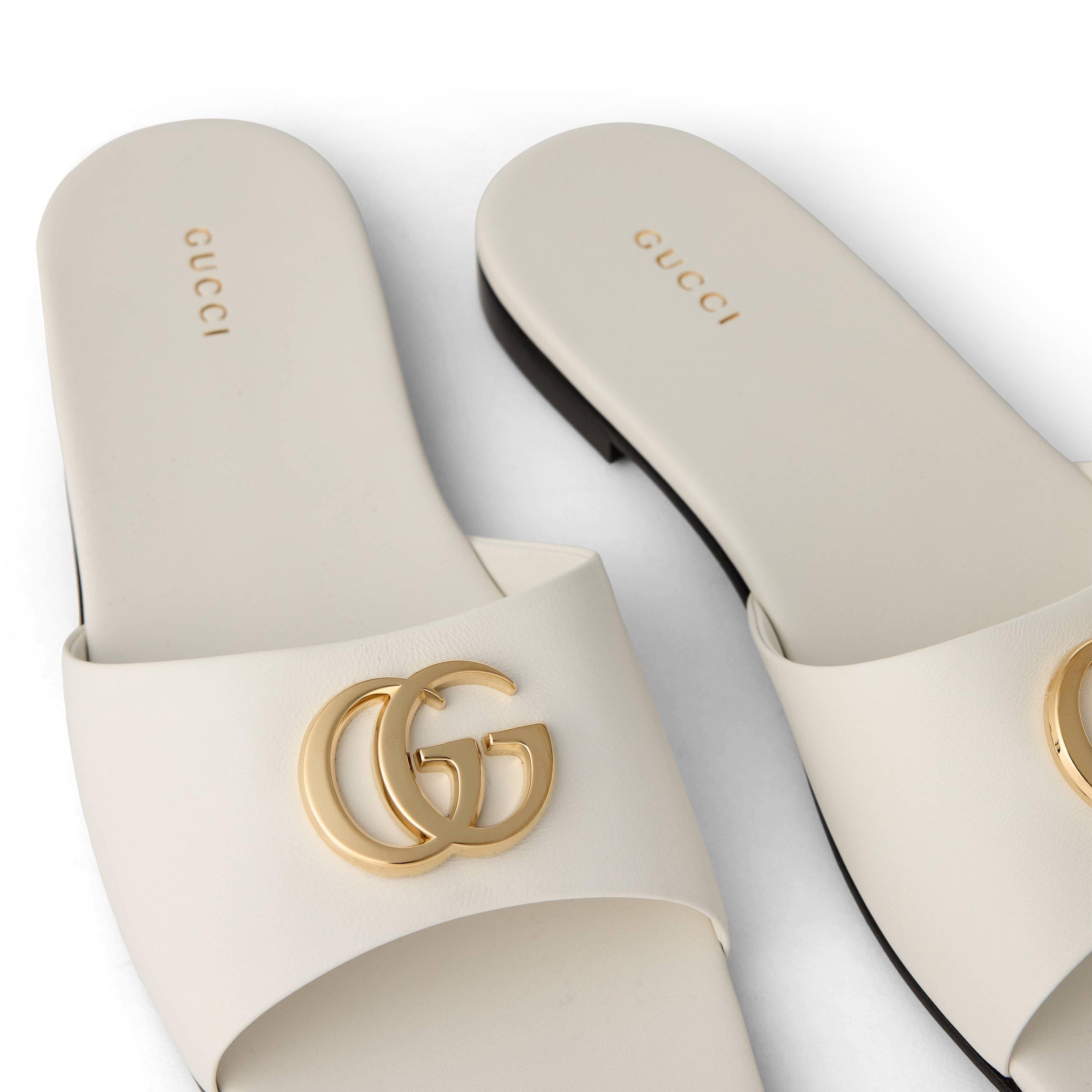 White - Gucci - Gucci Marmont Slide Ld64 - 3