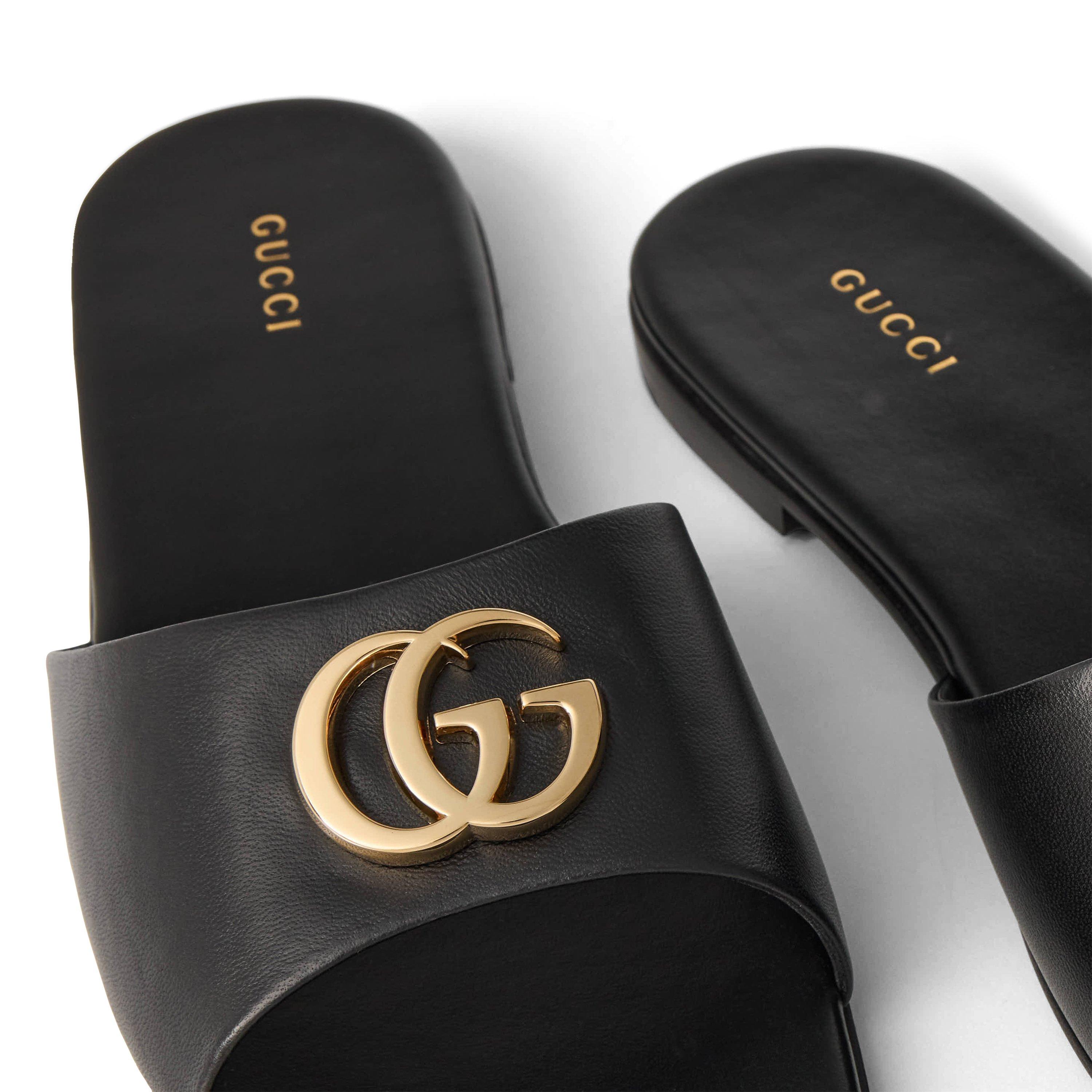 Black - Gucci - Gucci Marmont Slide Ld64 - 3