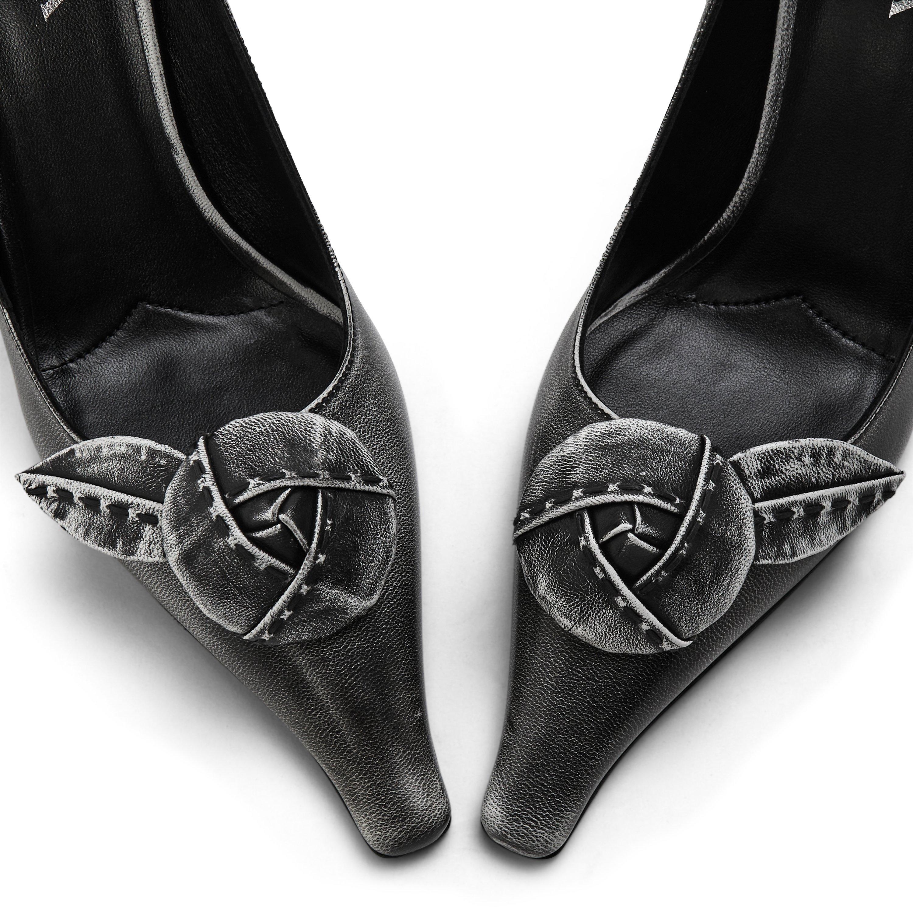 Vintage Black - Prada - Prada Rose Heel Ld64 - 3