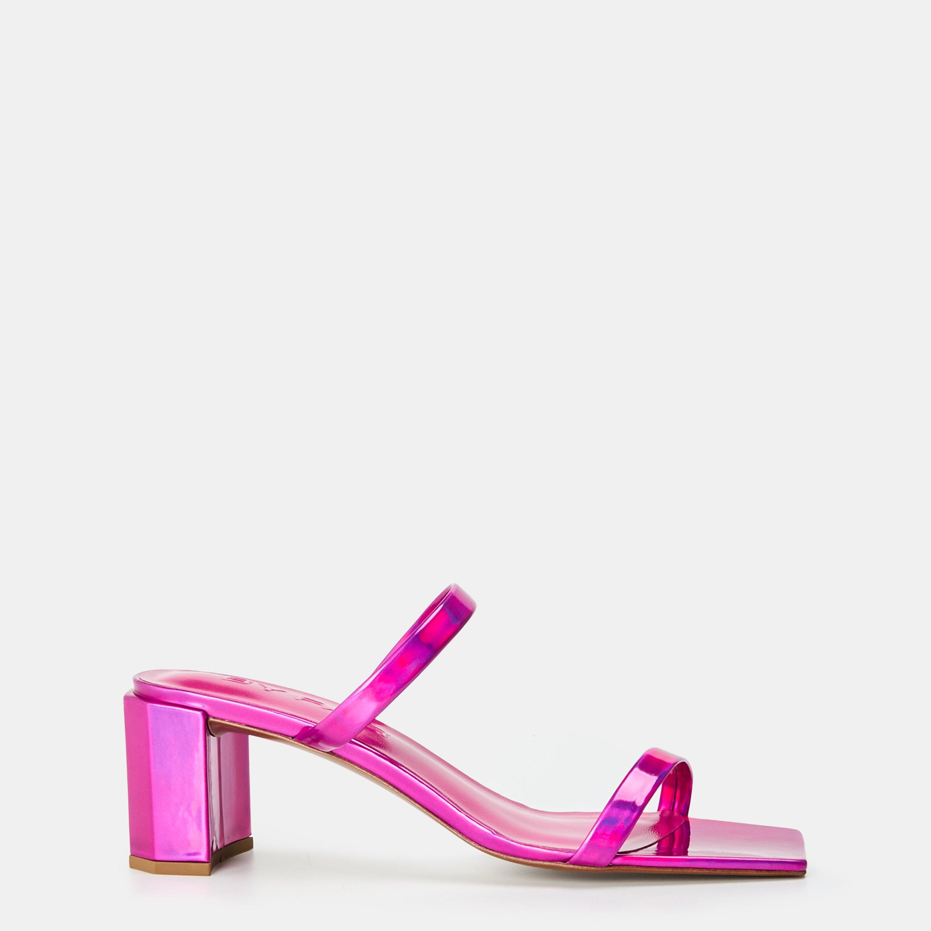 By Far Women's Block Heel Court Shoes - Pink - 4 (37)