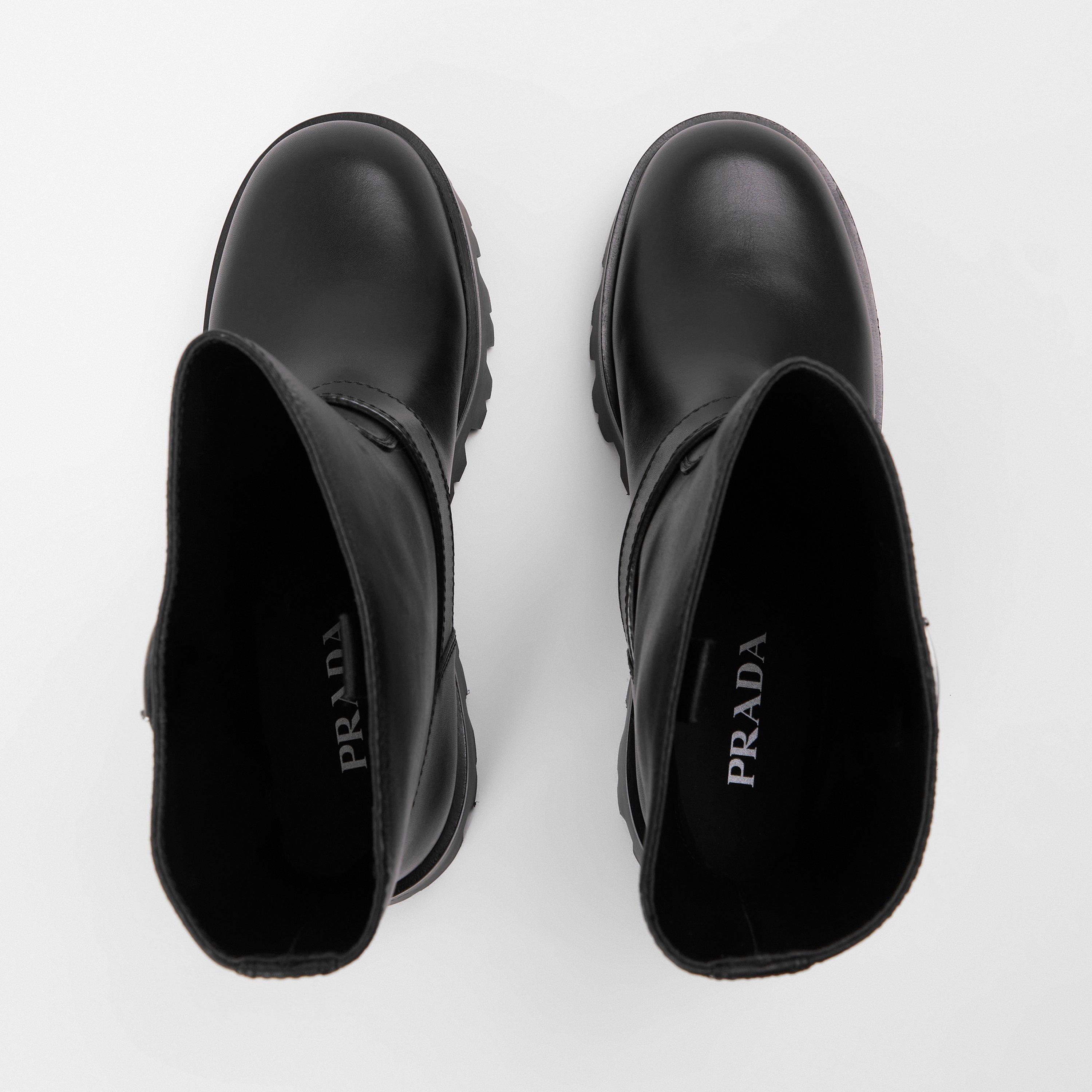 Black - Prada - Women's Biker Boots - 5